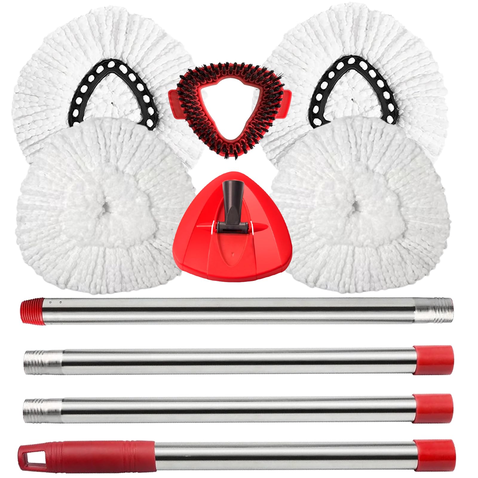 Spin Mop Replacement Head Mop Replace Head Compatible with O Cedar EasyWring Spin Mop