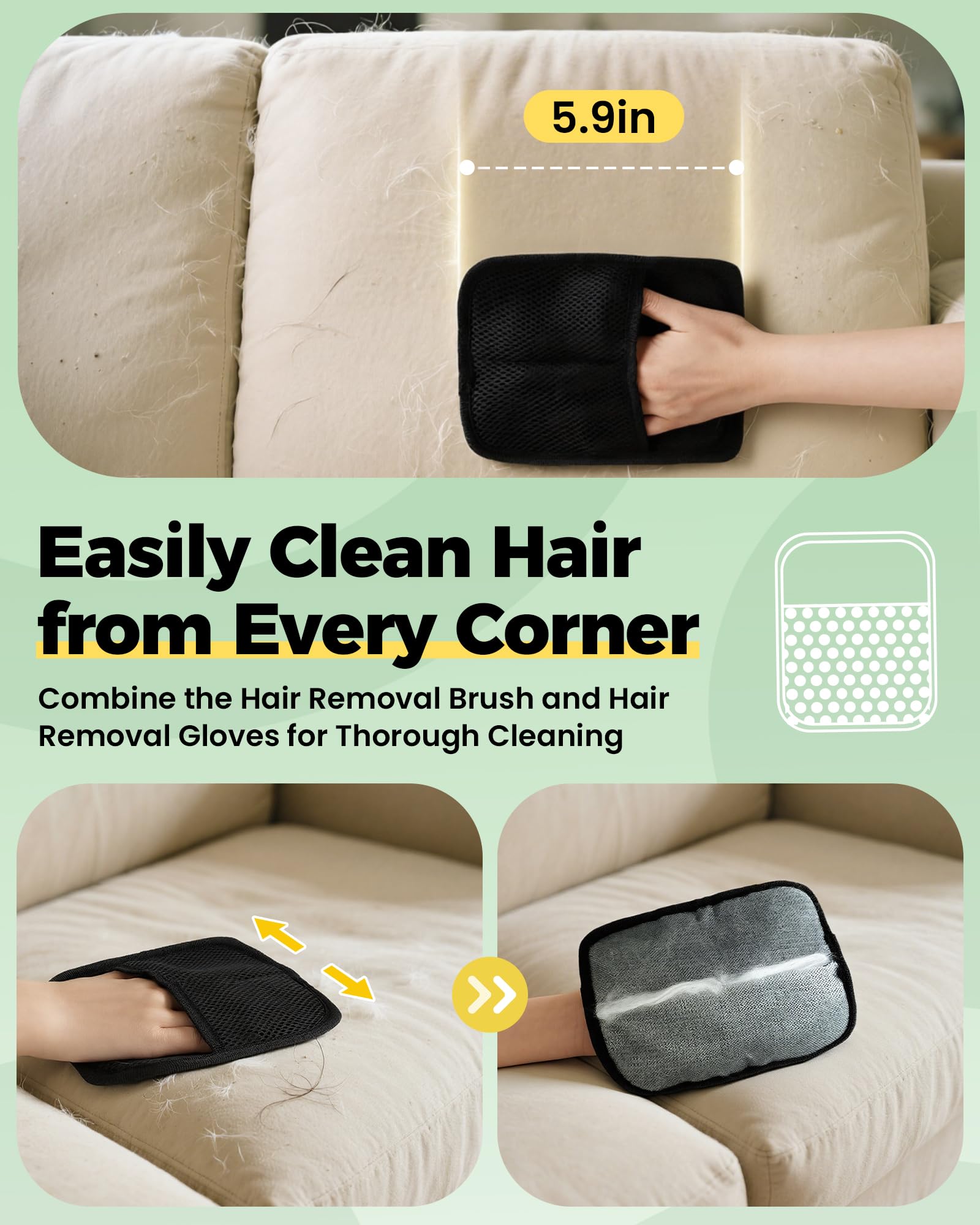 Carpet Rake for Pet Hair Removal Tool