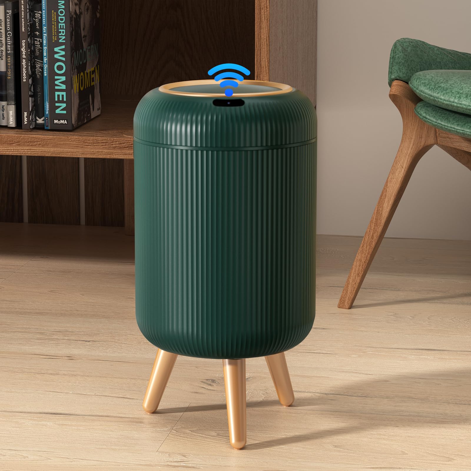 Bathroom Trash Can Automatic Touchless