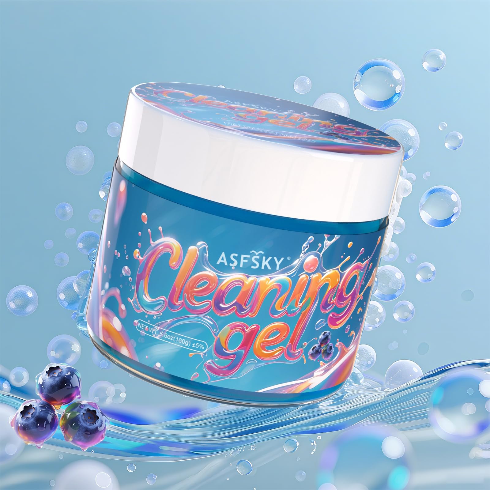 Car Cleaning Gel Cleaning Putty Universal Cleaning Gel Blueberry
