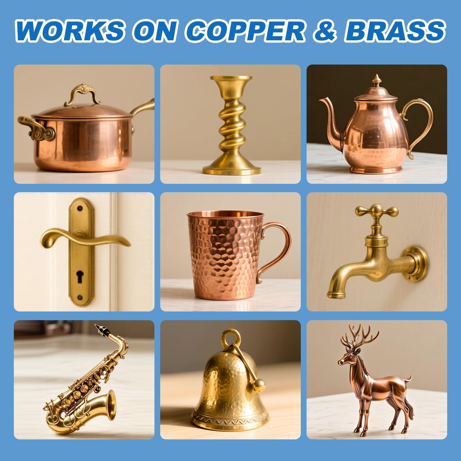 Copper & Brass Cleaner and Polish (17.6 Fl Oz)