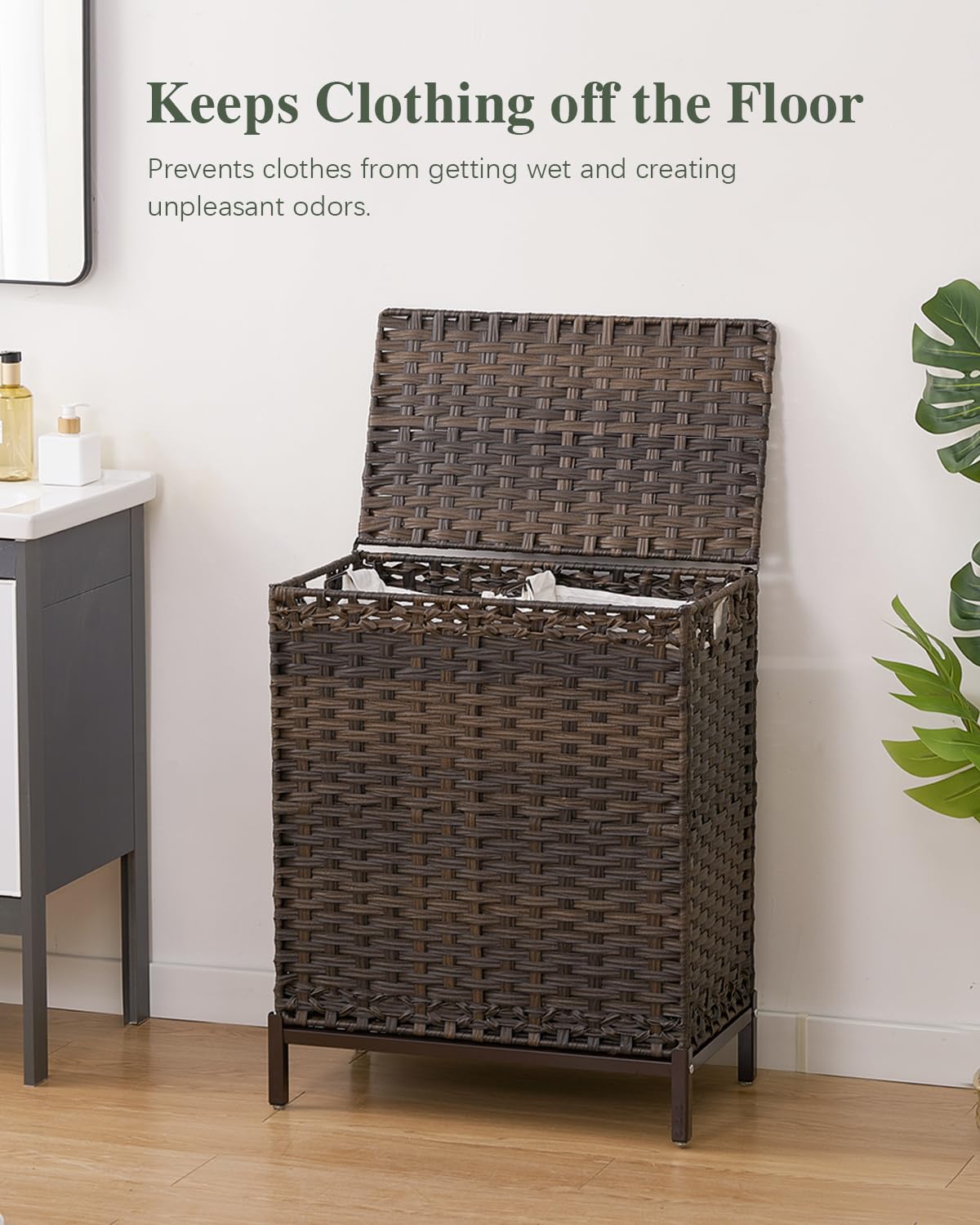 Laundry Hamper with Lid