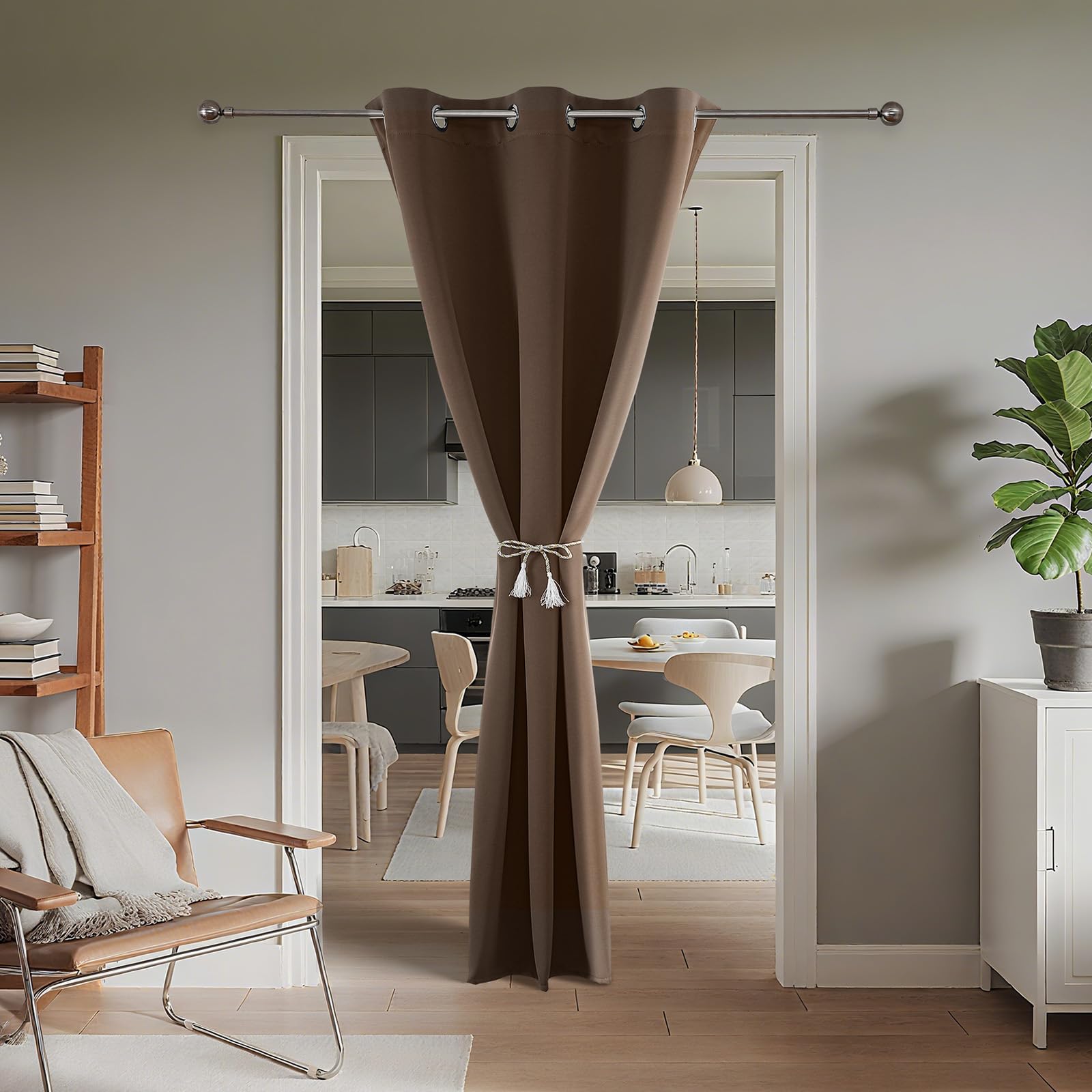 Door Curtain Blackout Curtains for Doorway Privacy Closet Drapes