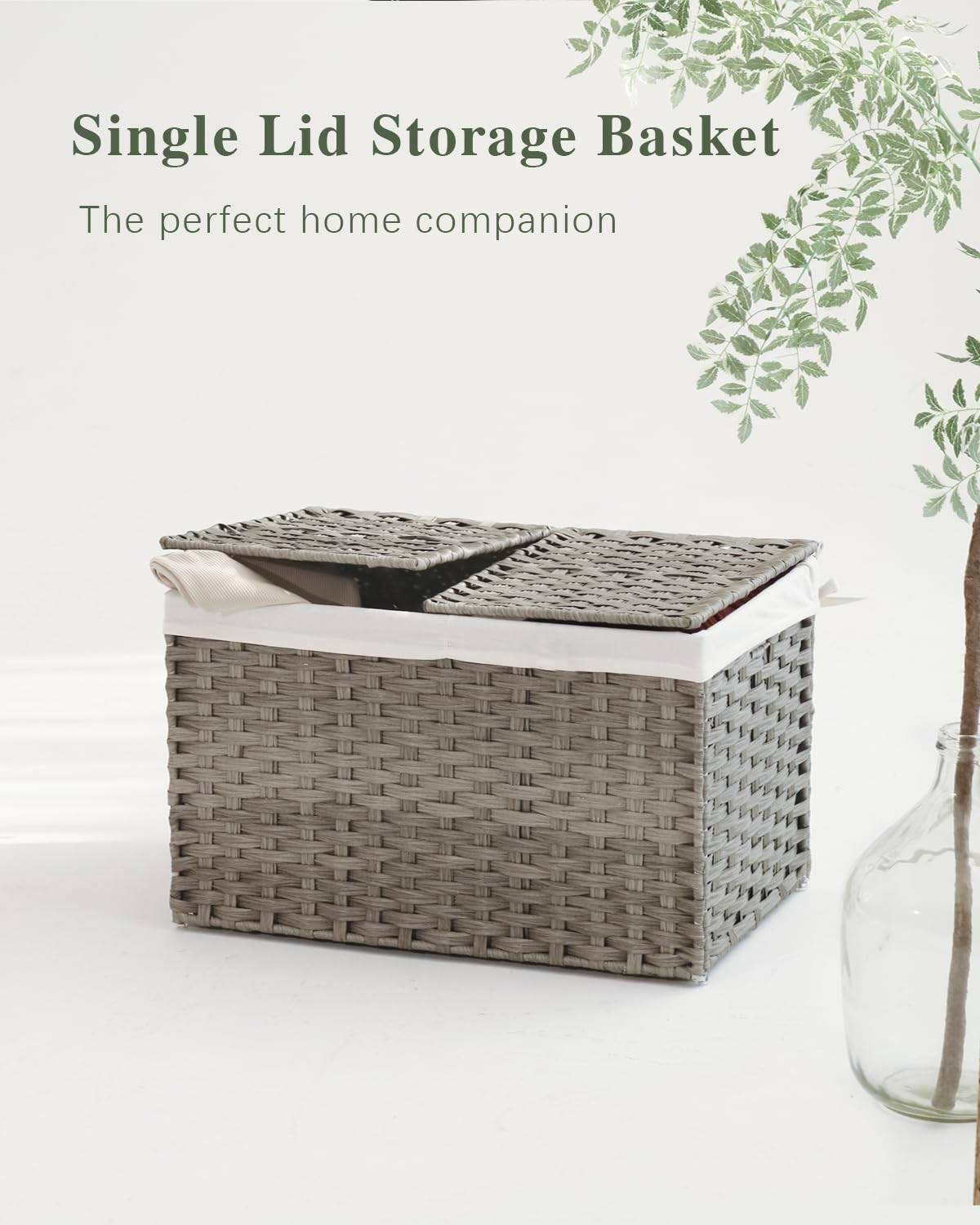 Storage Basket with Lid