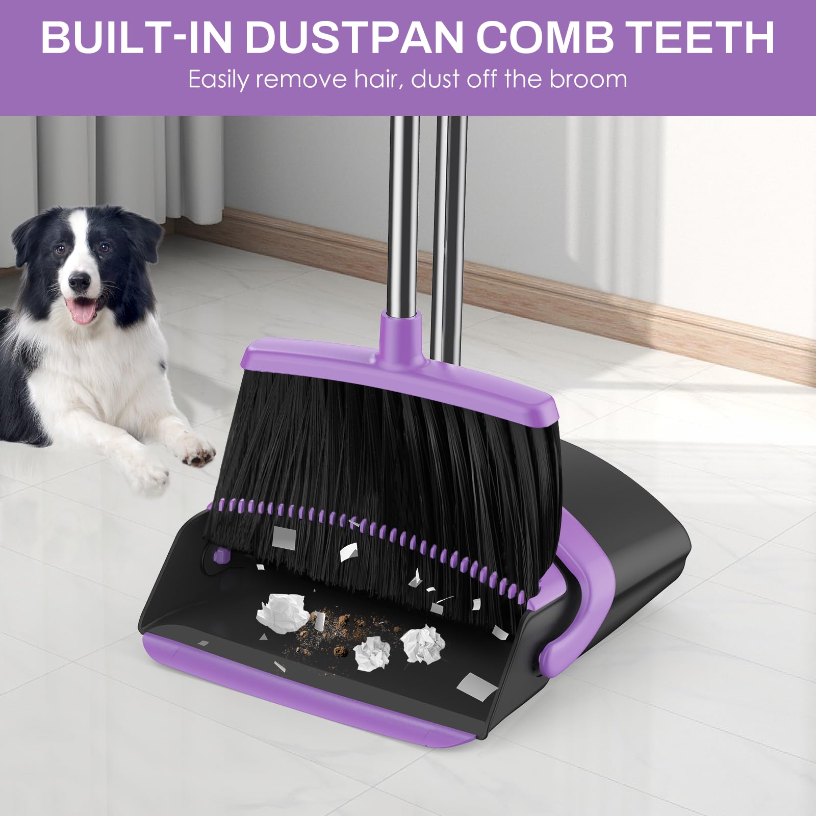 Broom and Dustpan Set for Home