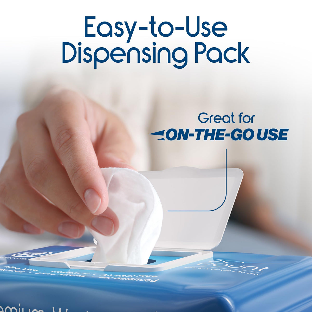 Adult Wet Wipes (50 Count)