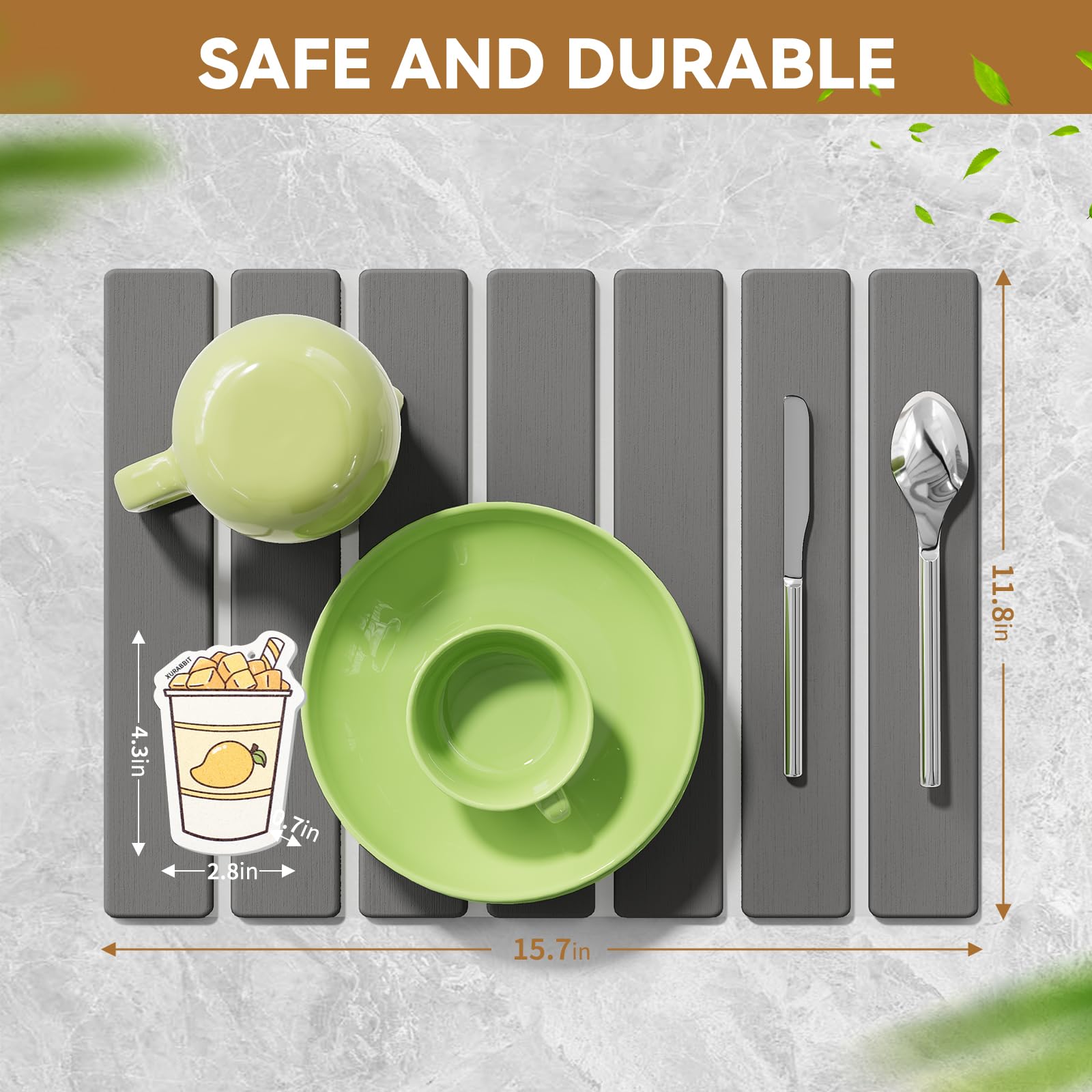 Foldable Stone Dish Drying Mat