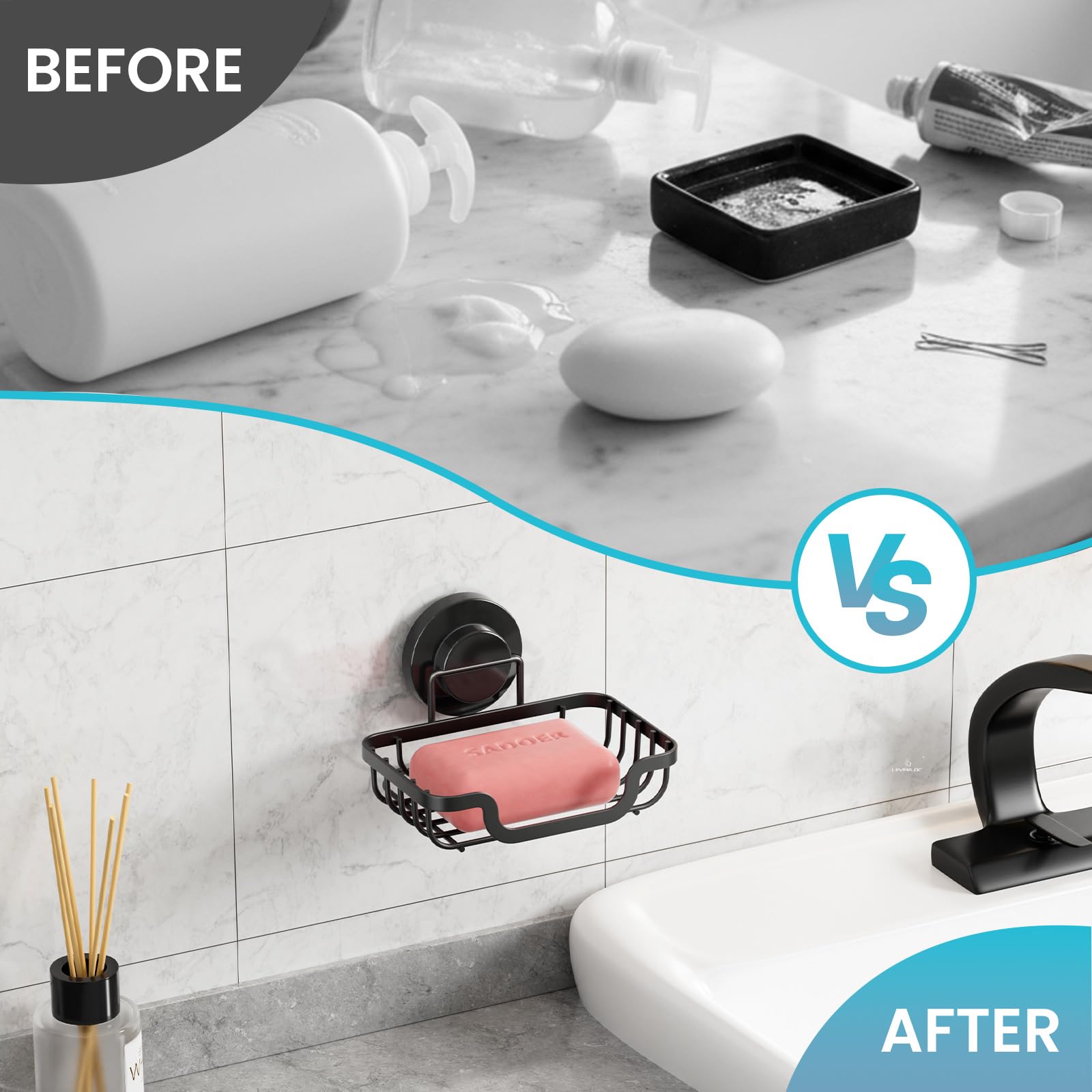 Soap Dish Bar Soap Holder Suction Cup