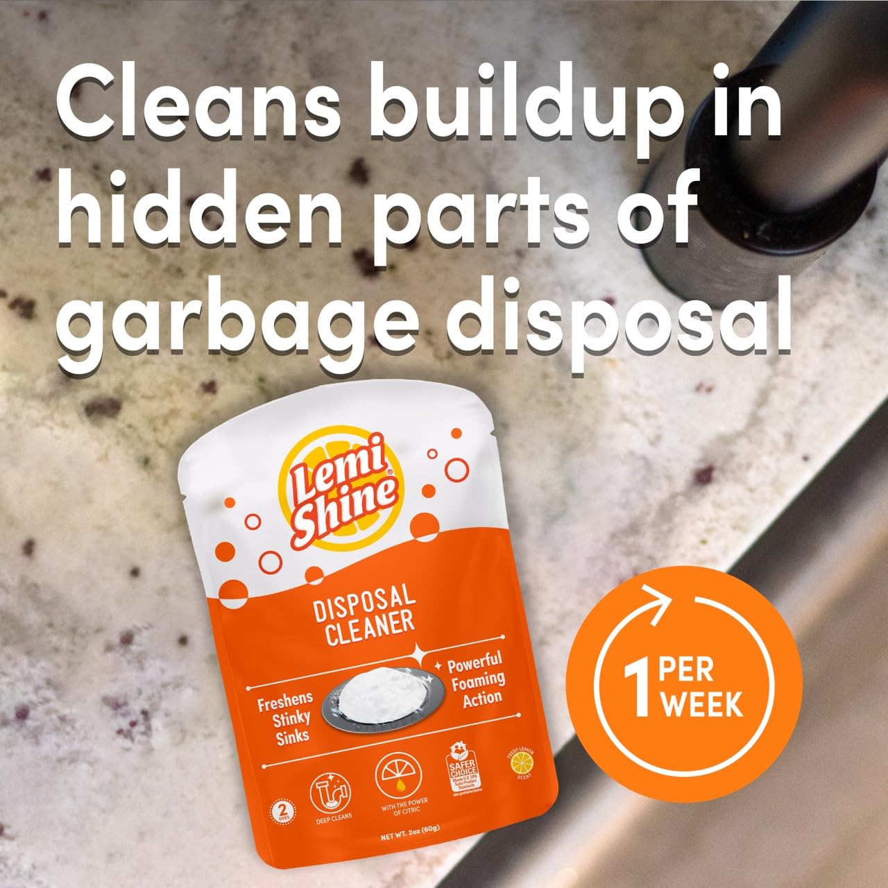 Garbage Disposal Cleaner and Deodorizer (2 Count)