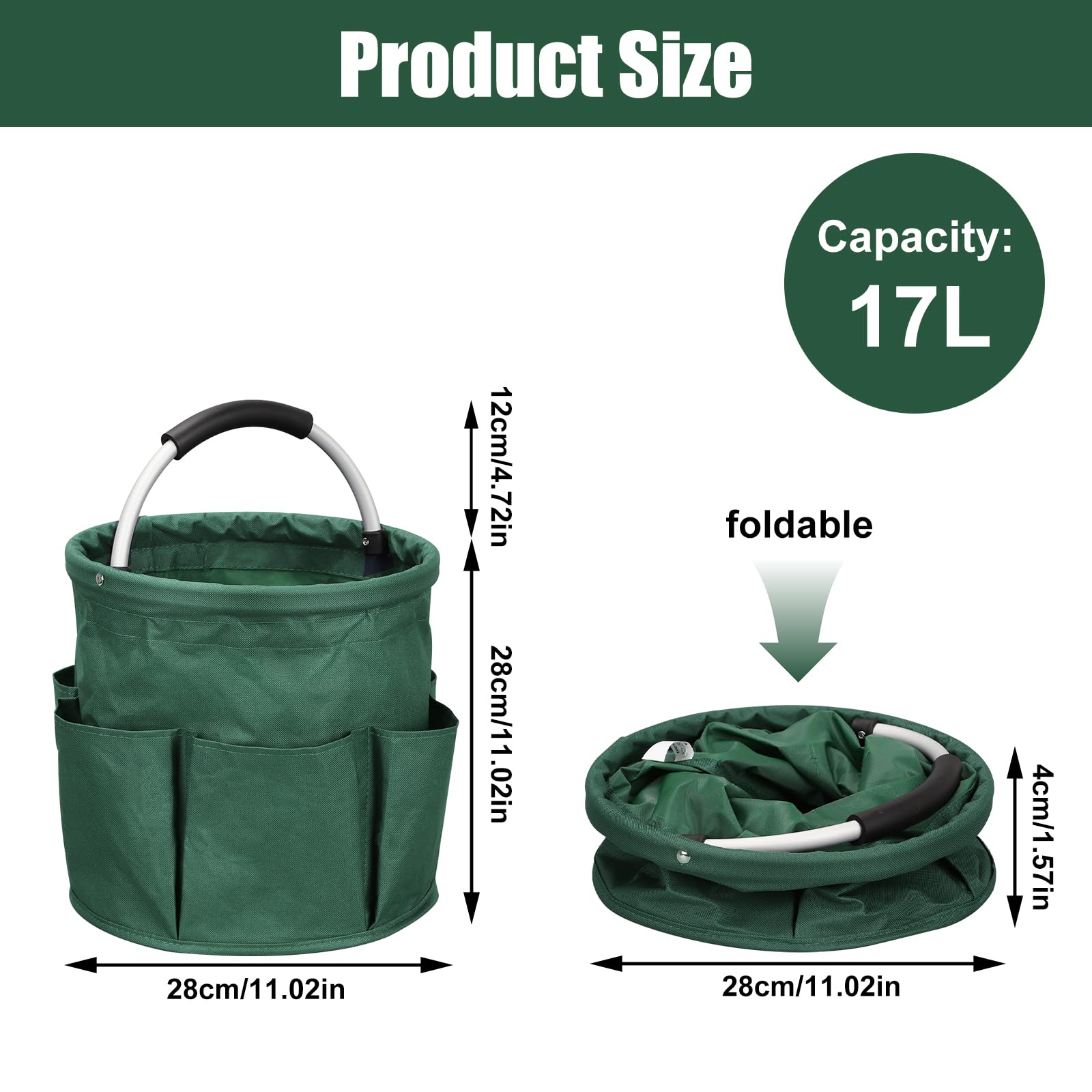 17L Cleaning Caddy with Handle