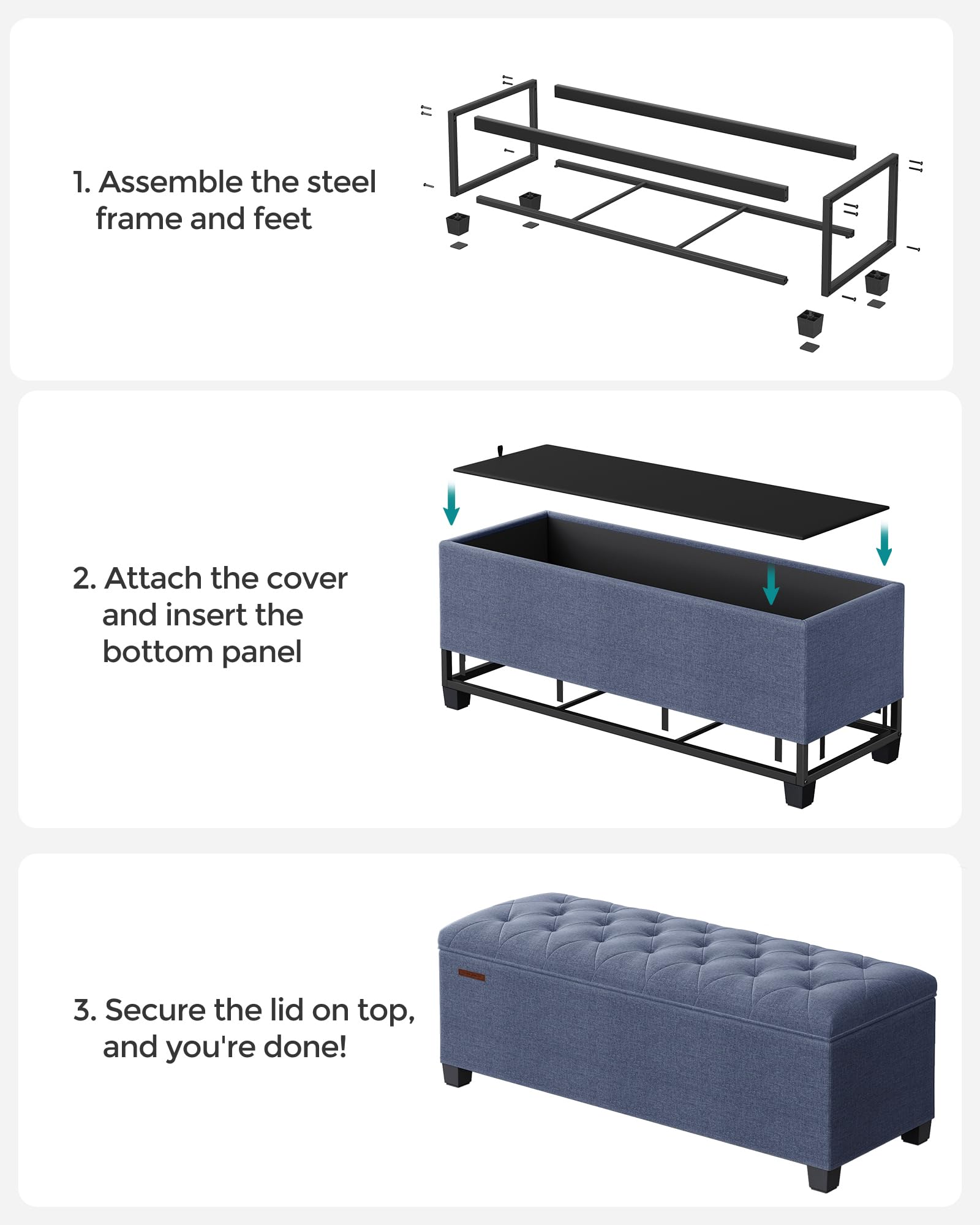 Storage Ottoman Bench