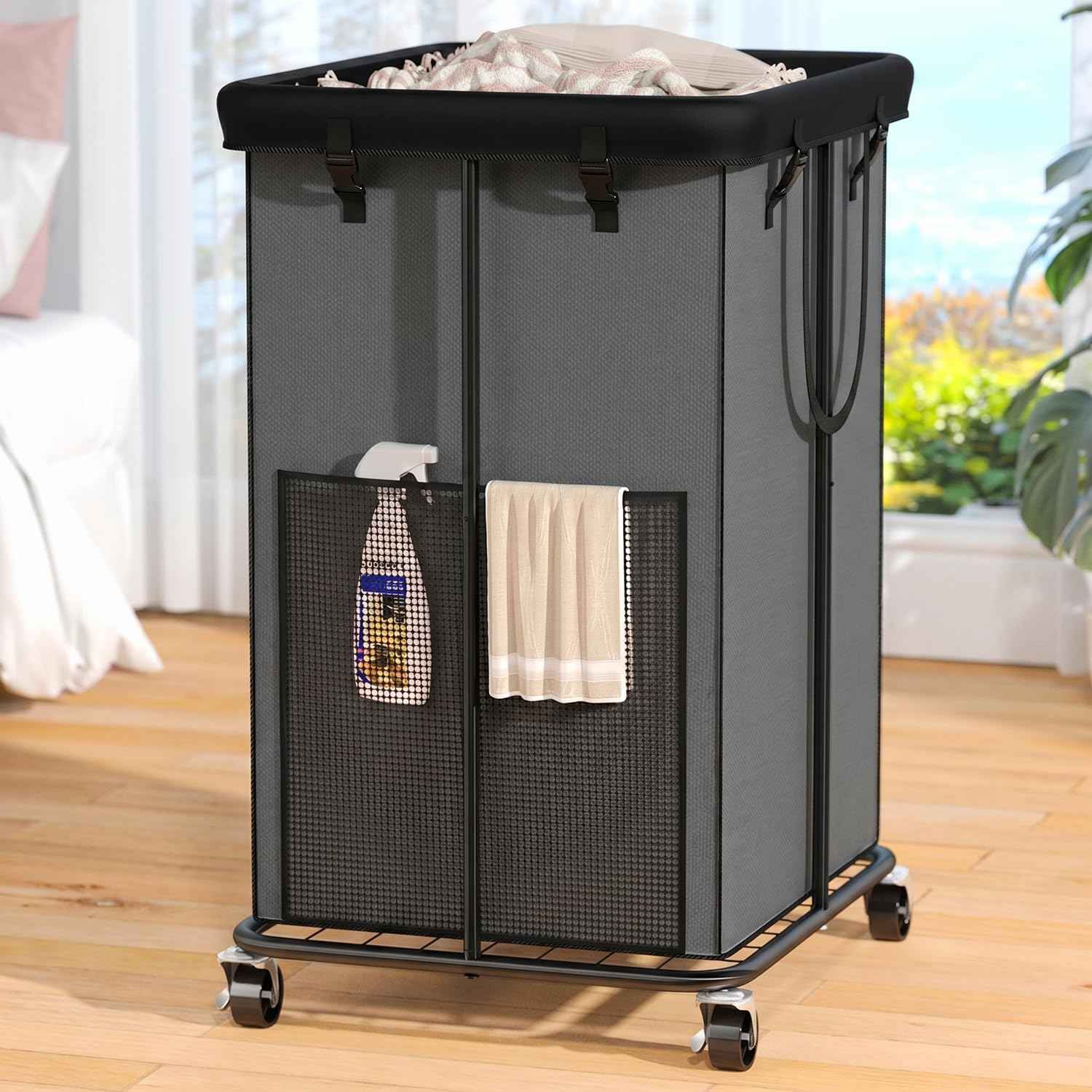Laundry Hamper with Wheels (99.68 Ounce)
