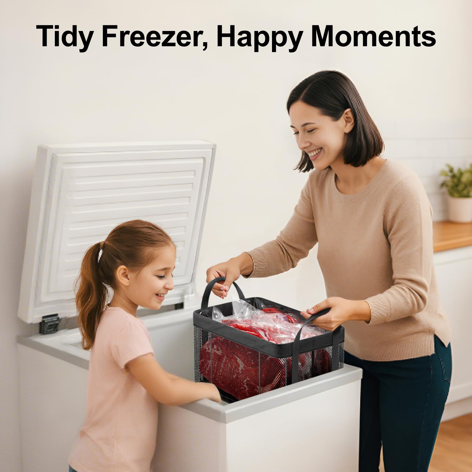 Freezer Organizer Bins (3 Count)