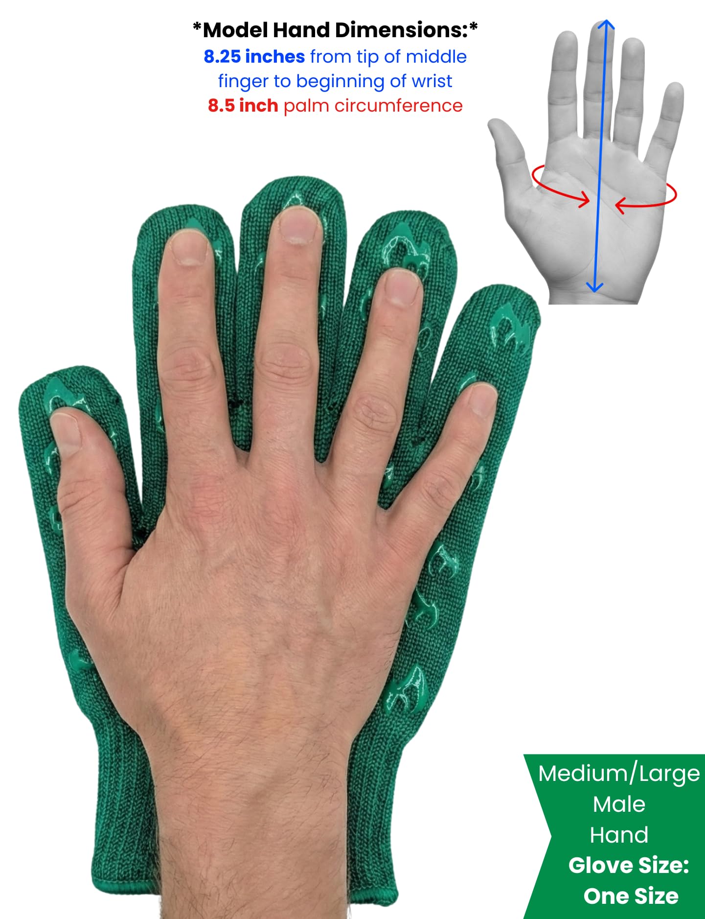 Grill Armor Oven Gloves with Fingers