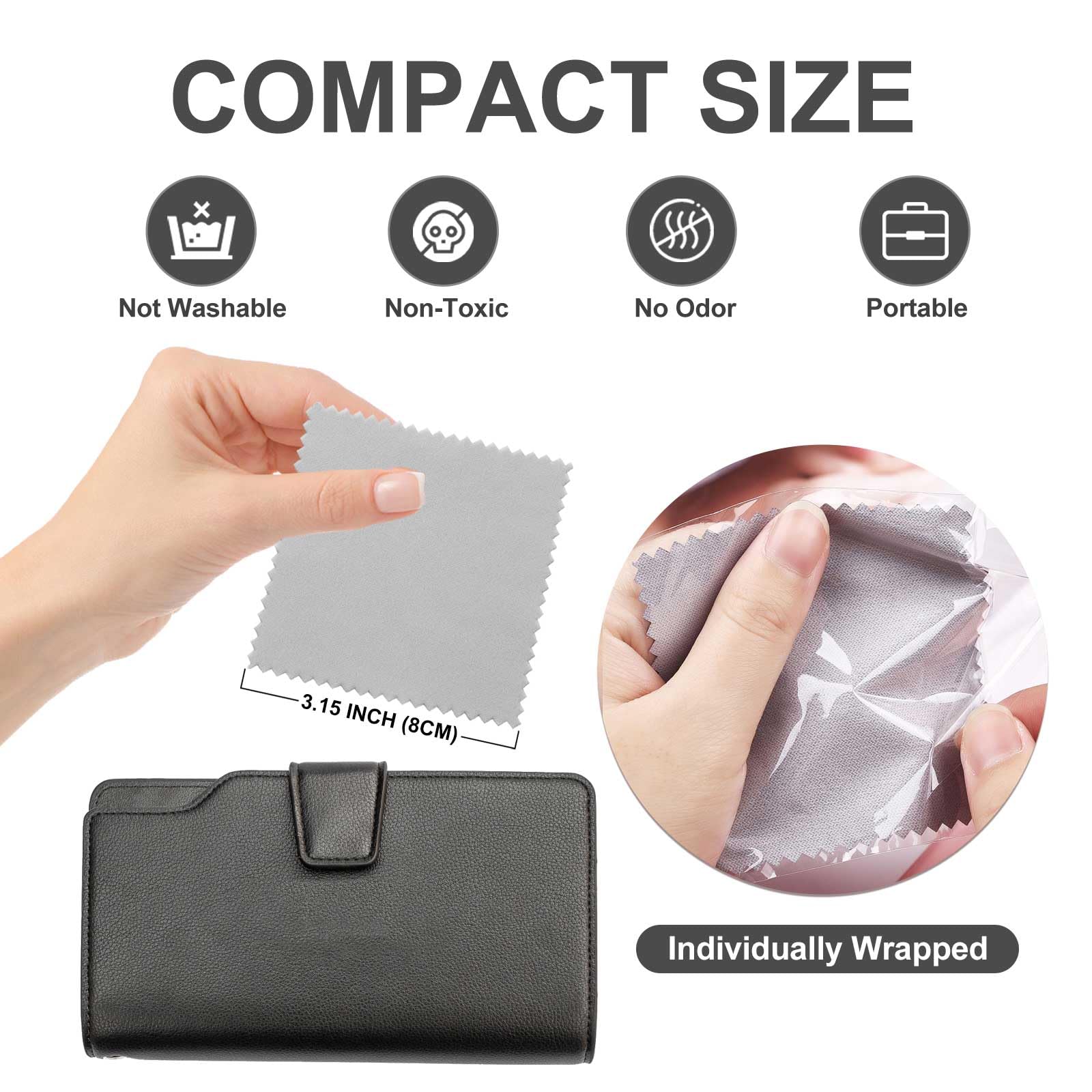 Jewelry Cleaning Cloth (50 Count)