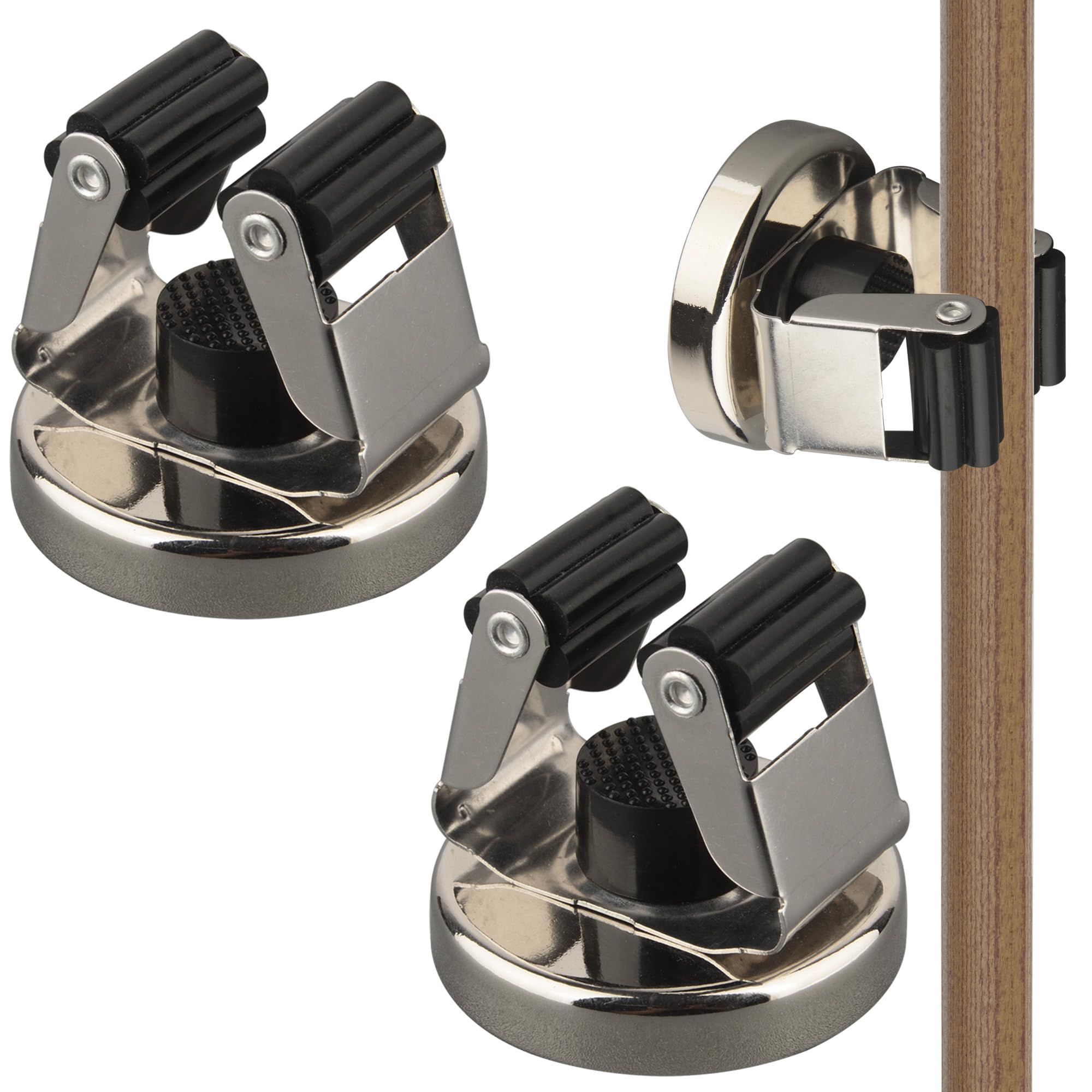 Magnetic Mop Broom Holder (2 Count)