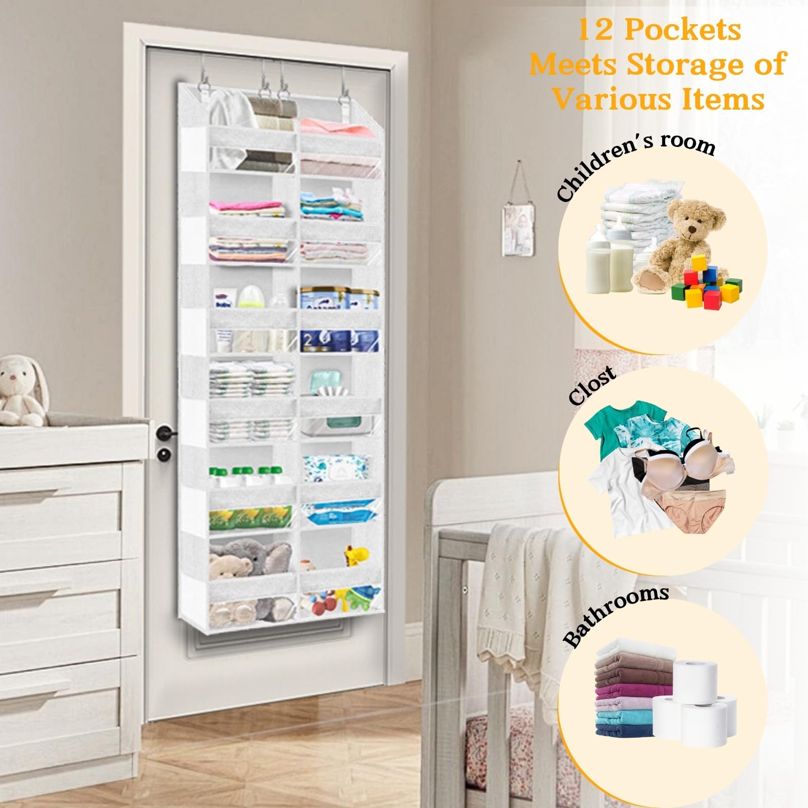 Over The Door Organizer 6 Tiers