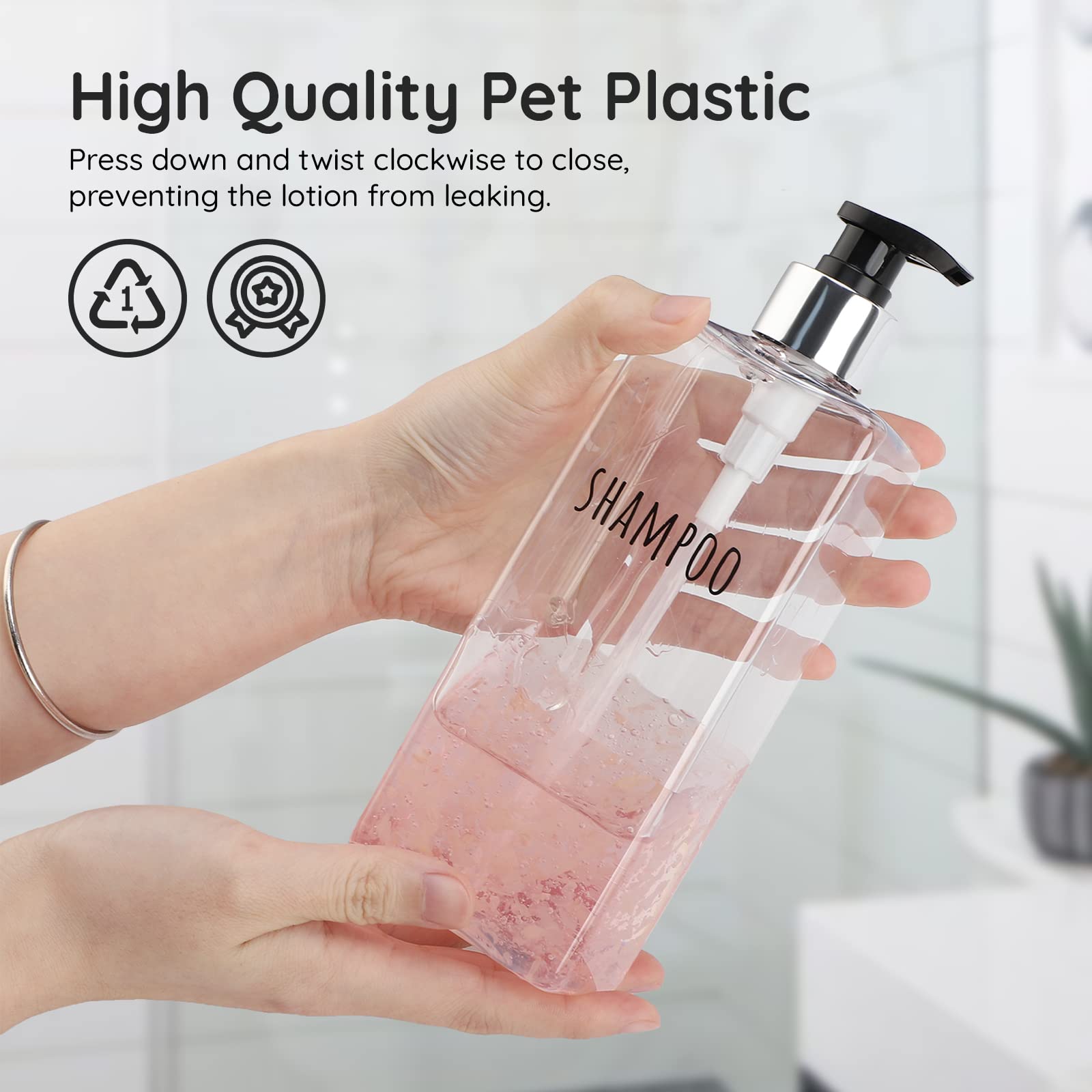 3pcs Clear Soap Dispenser (3 Count)