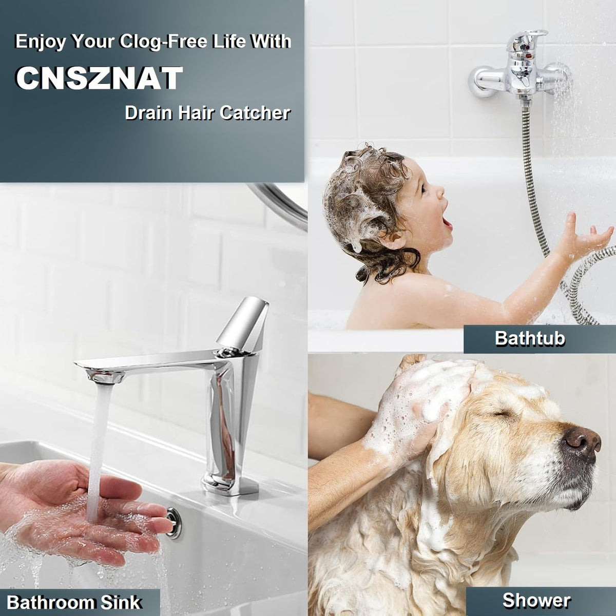 Bathroom Drain Strainers (3 Count)