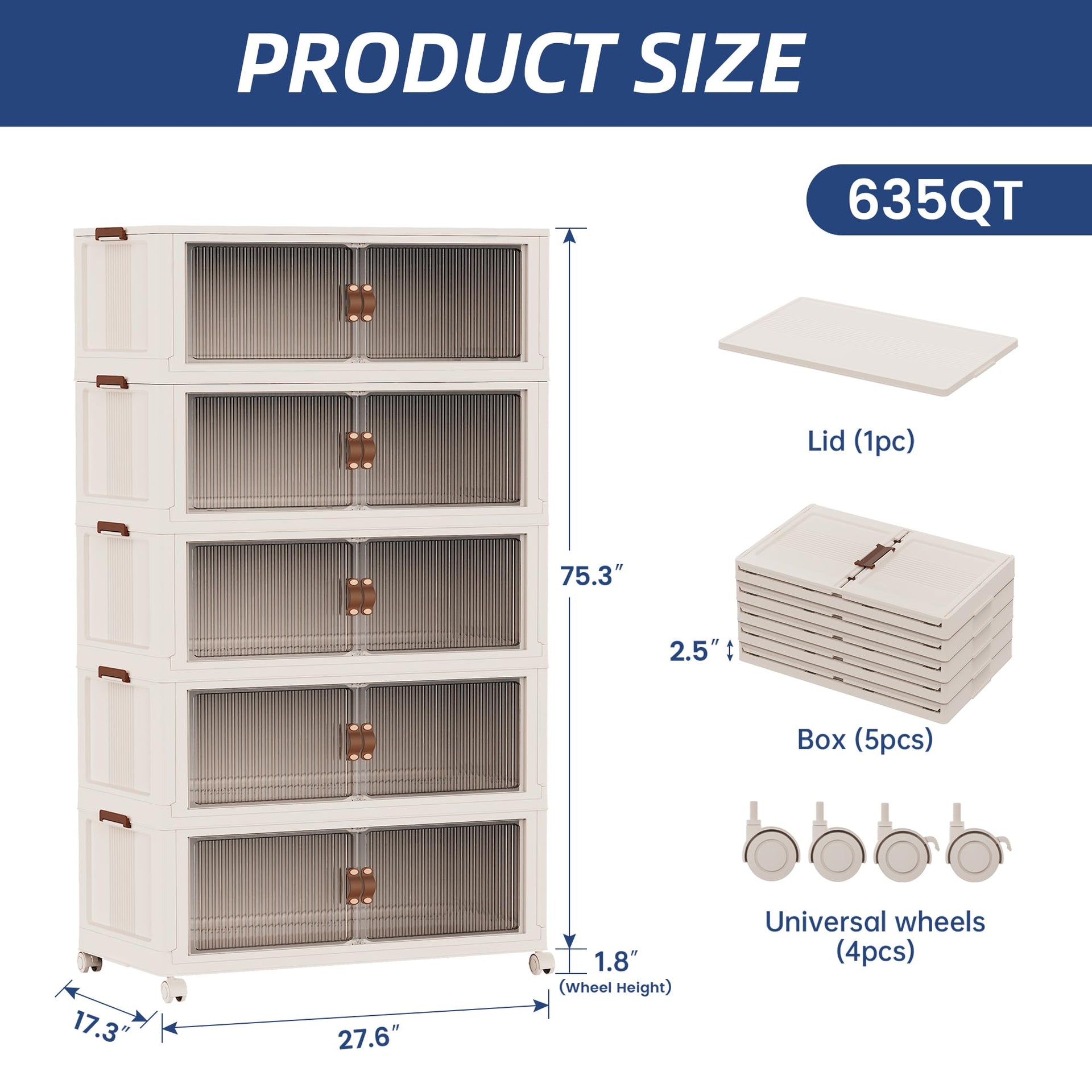 635Qt Stackable Storage Bins