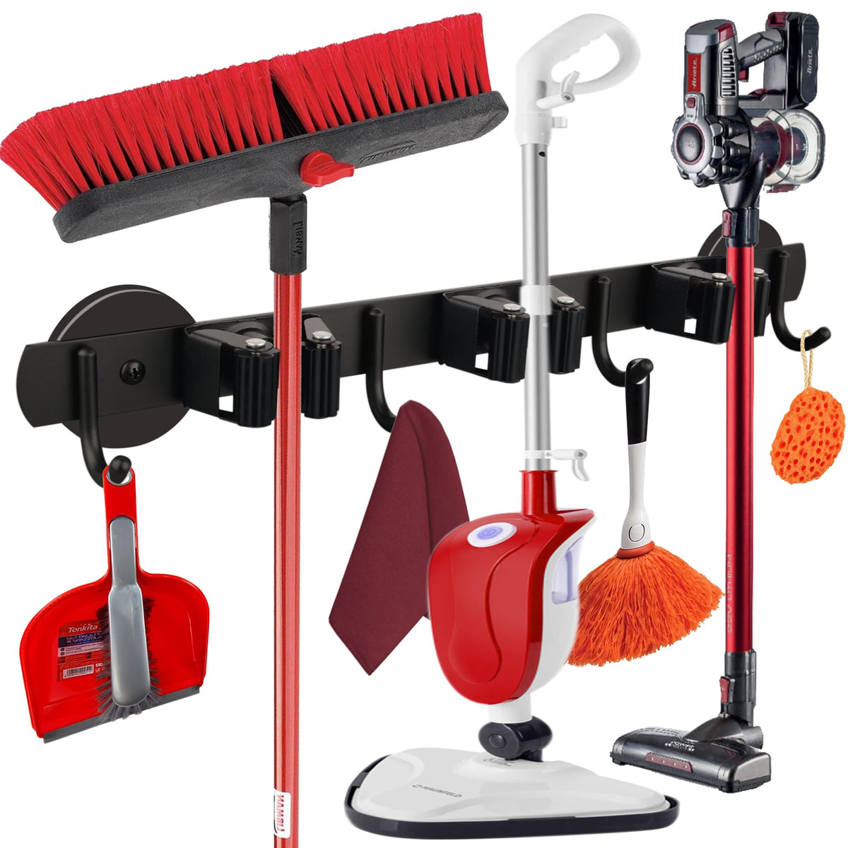 Magnetic Mop Broom Holder