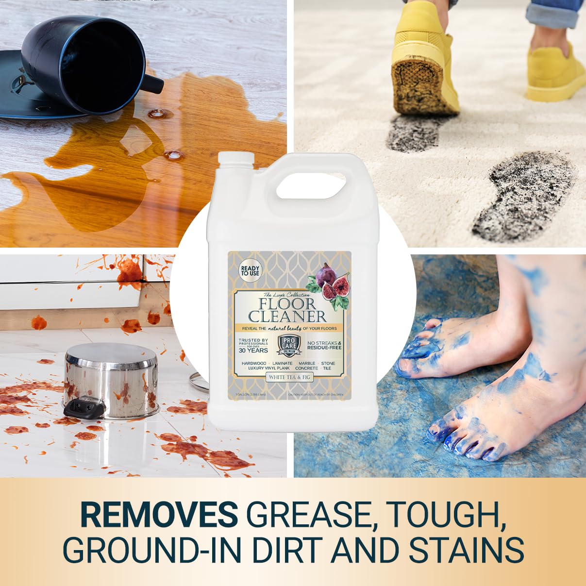 White Tea & Fig Floor Cleaner (128 Fl Oz)