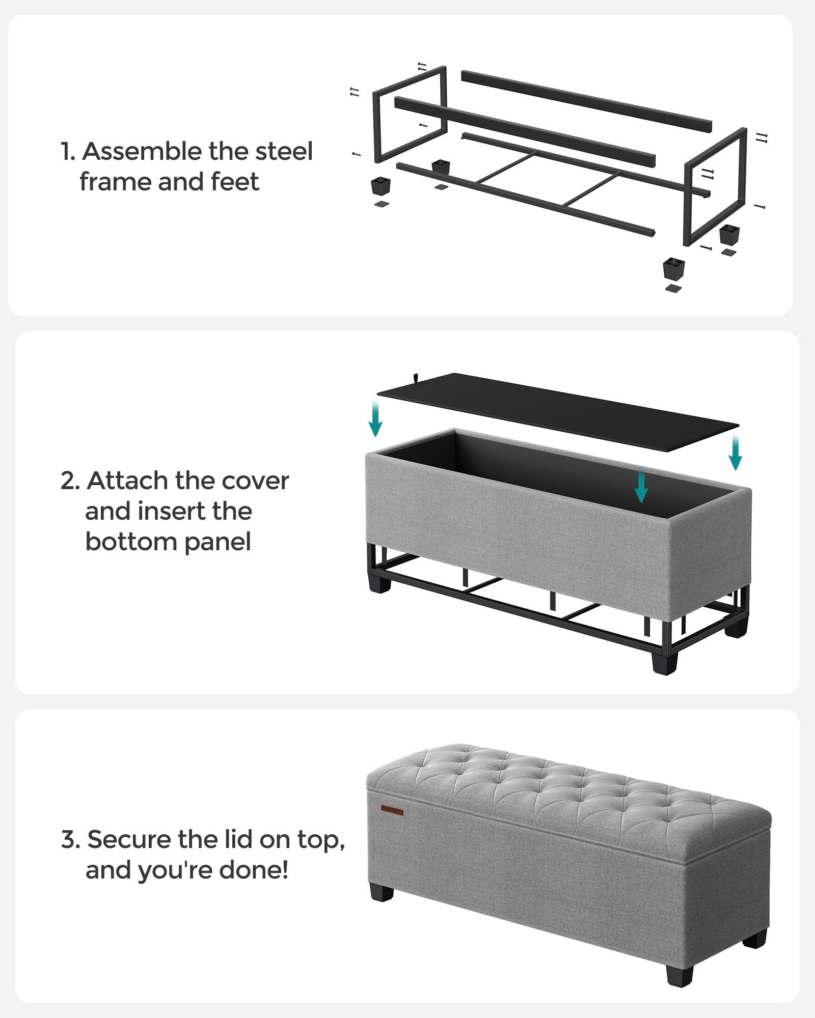 Storage Ottoman Bench