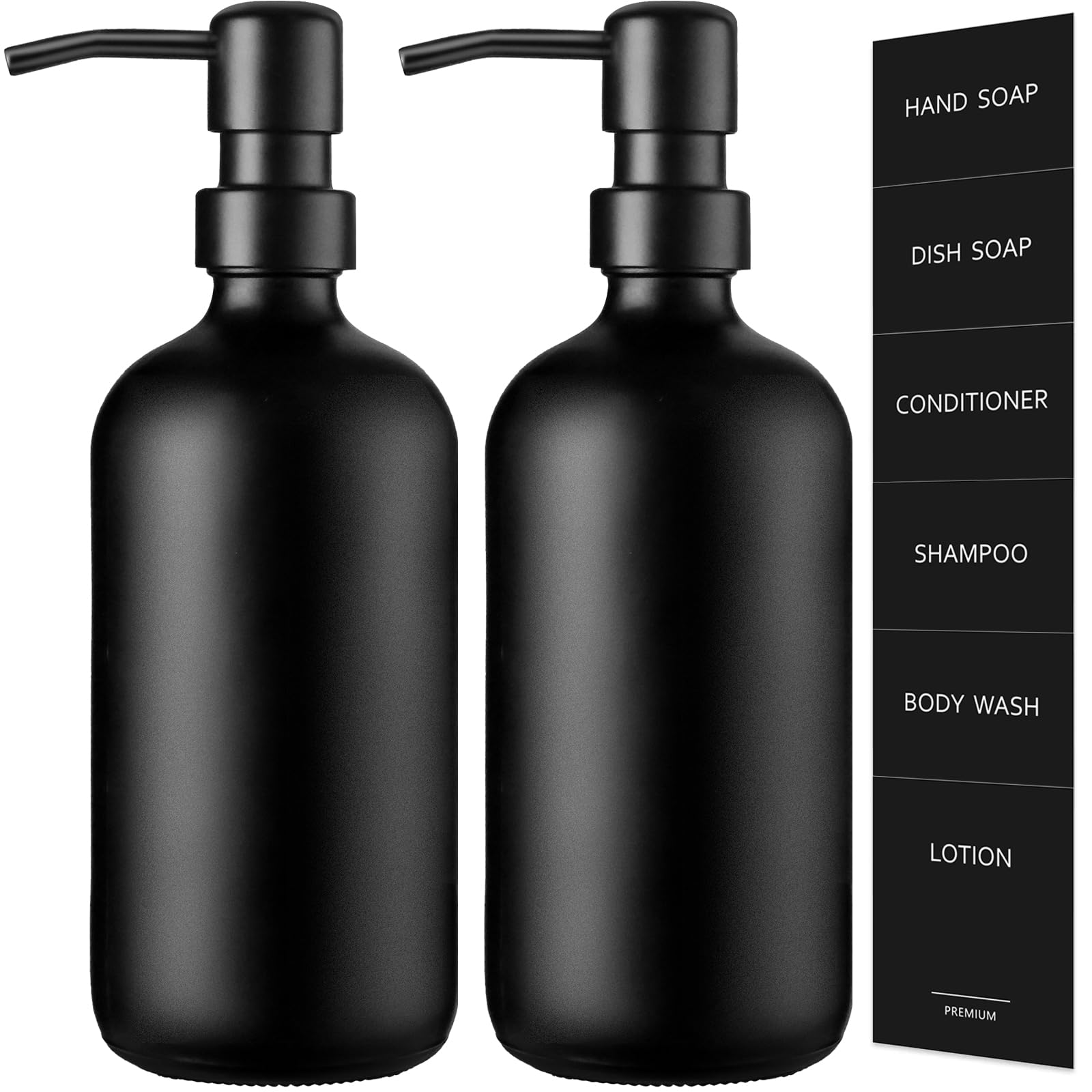 Black Soap Dispenser (2 Count)