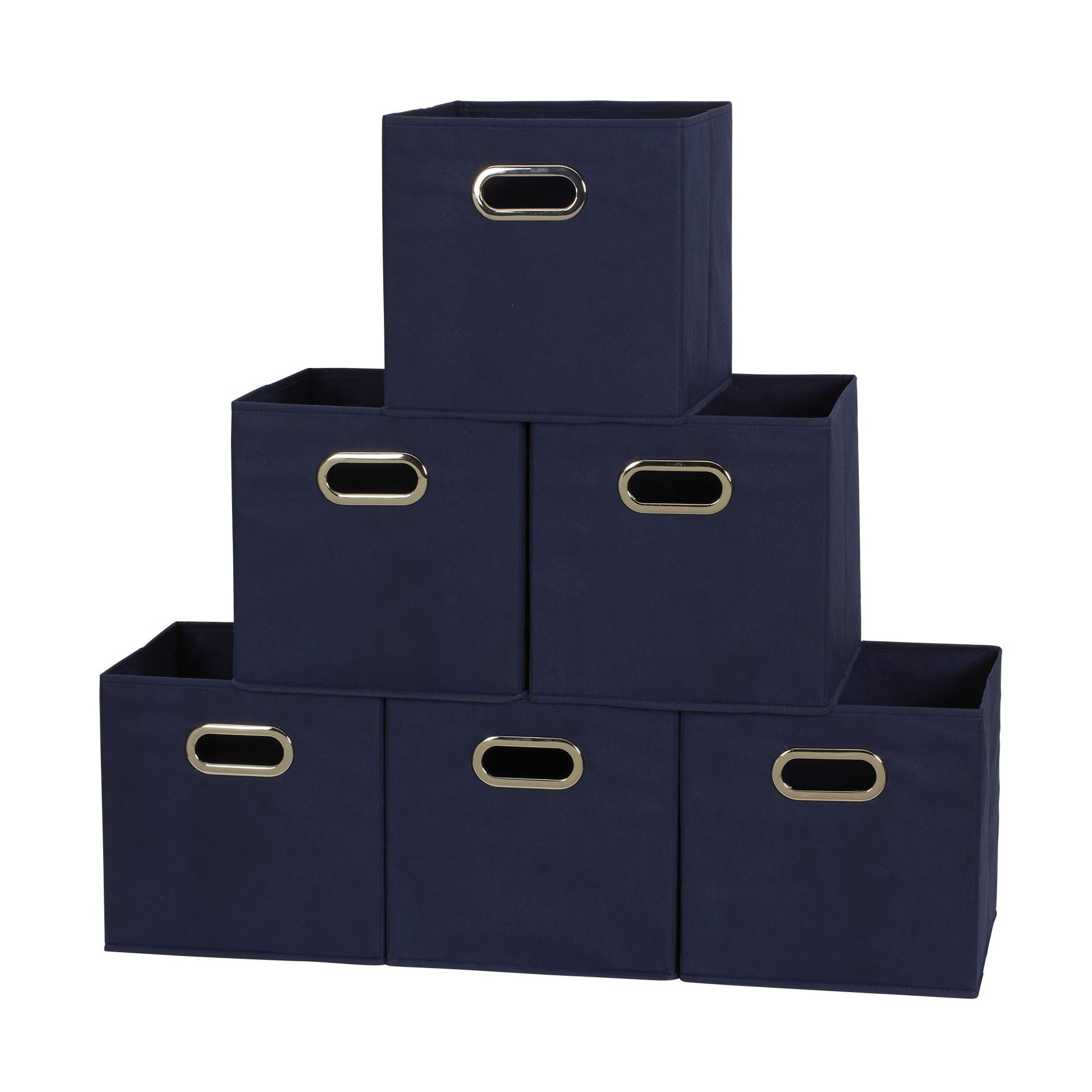 Fabric Storage Bins 6 Piece Set (6 Count)