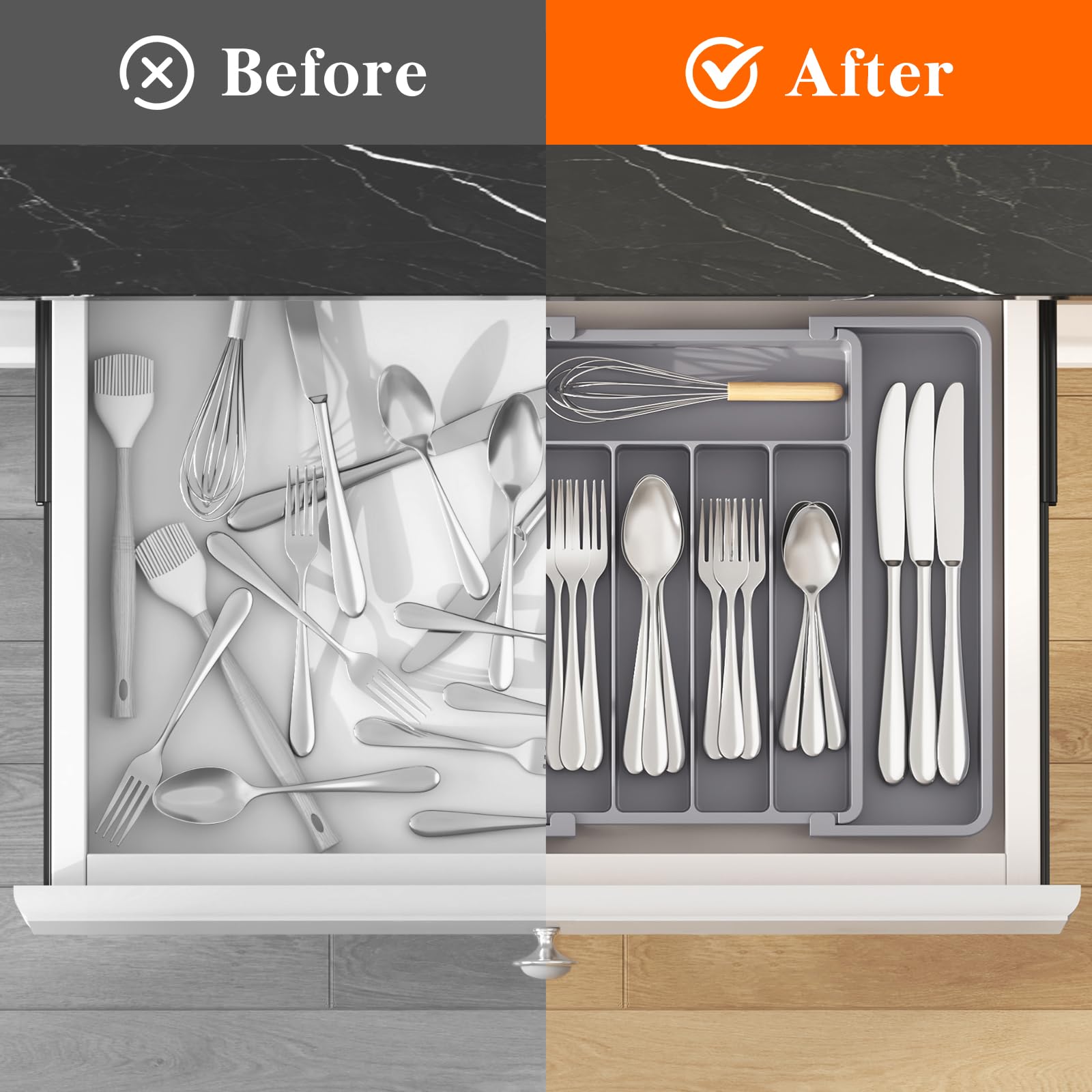 Silverware Drawer Organizer