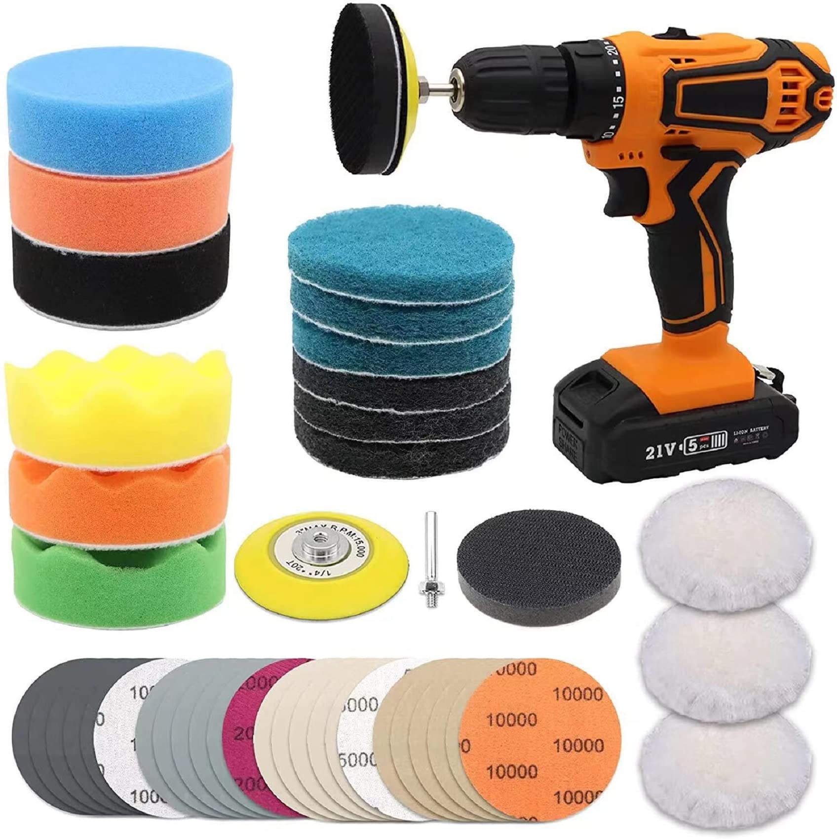 41PCS Headlight Restoration Kit