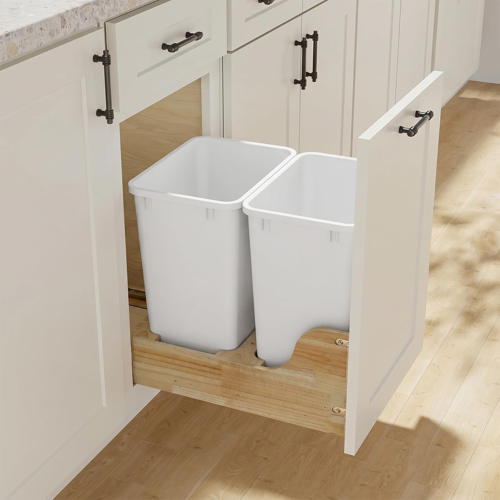 35 Quart Plastic Trash Can