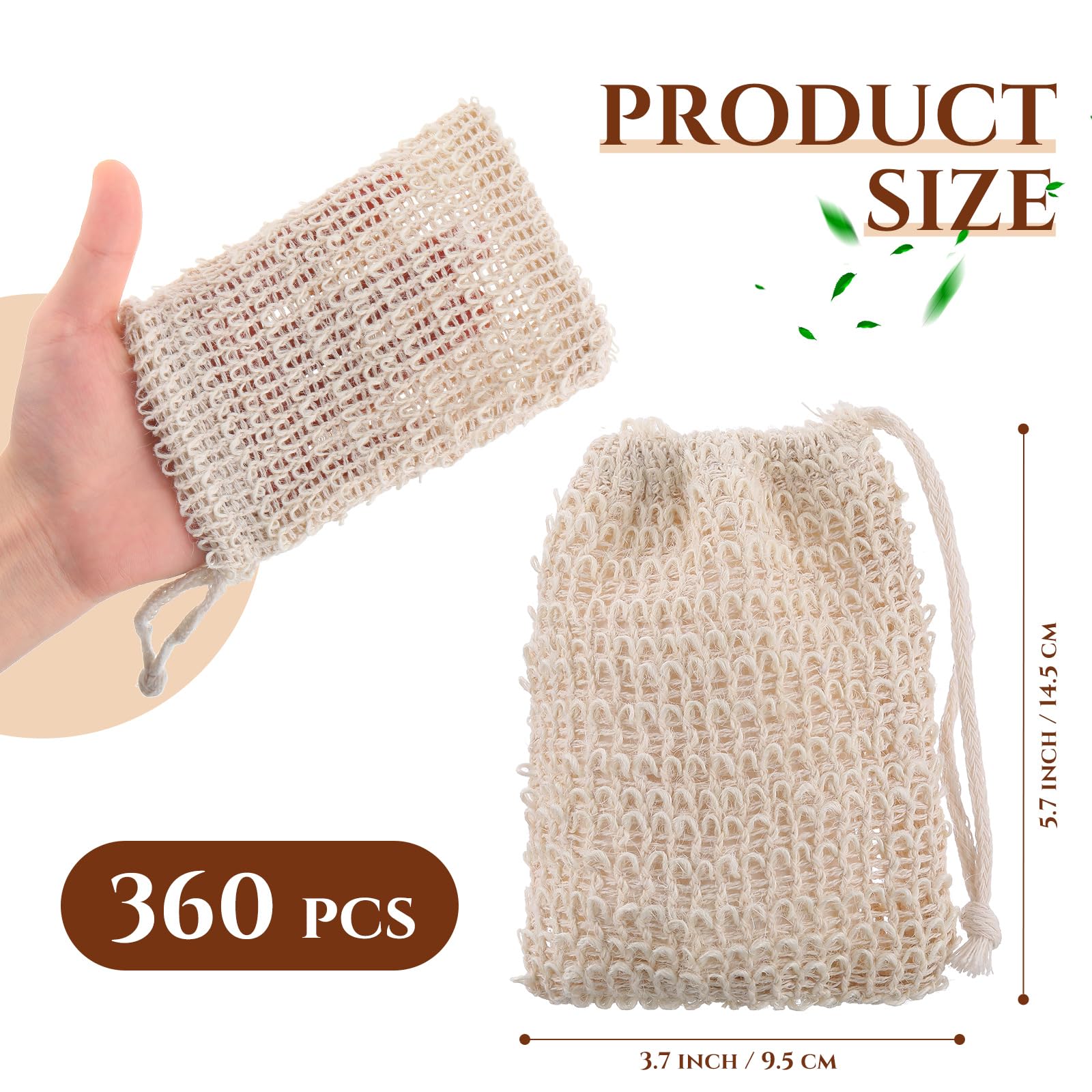 150 Pcs Soap Exfoliating Bag (150 Count)