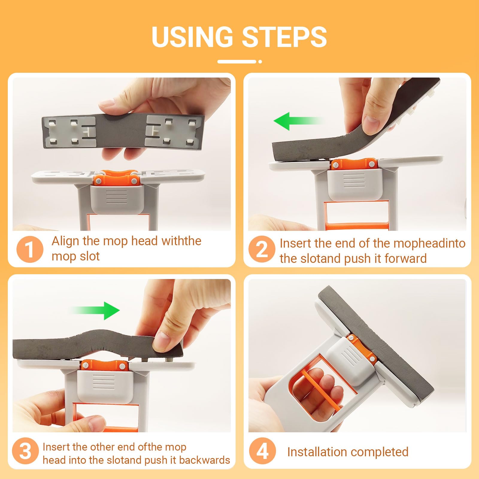 Foldable Mini Desktop Mop (4 Count) - ModHome Supplies