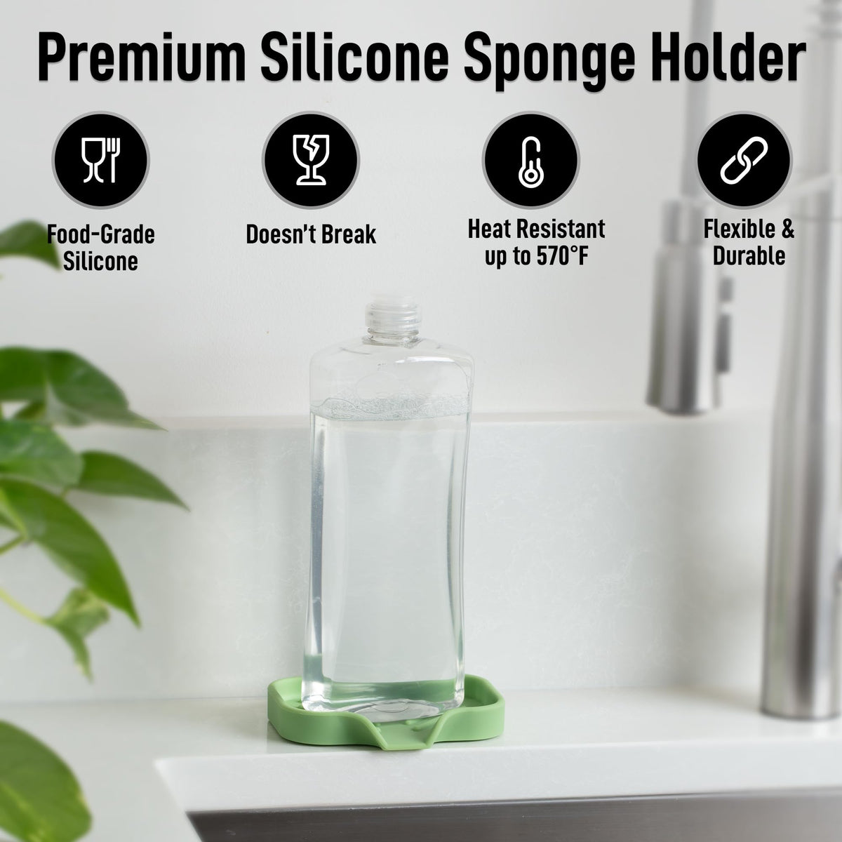 Small Silicone Sponge Holder