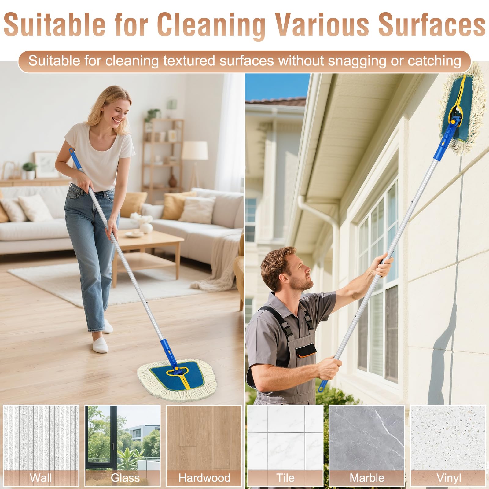 Commercial Dust Mop for Hardwood Floors Cleaning