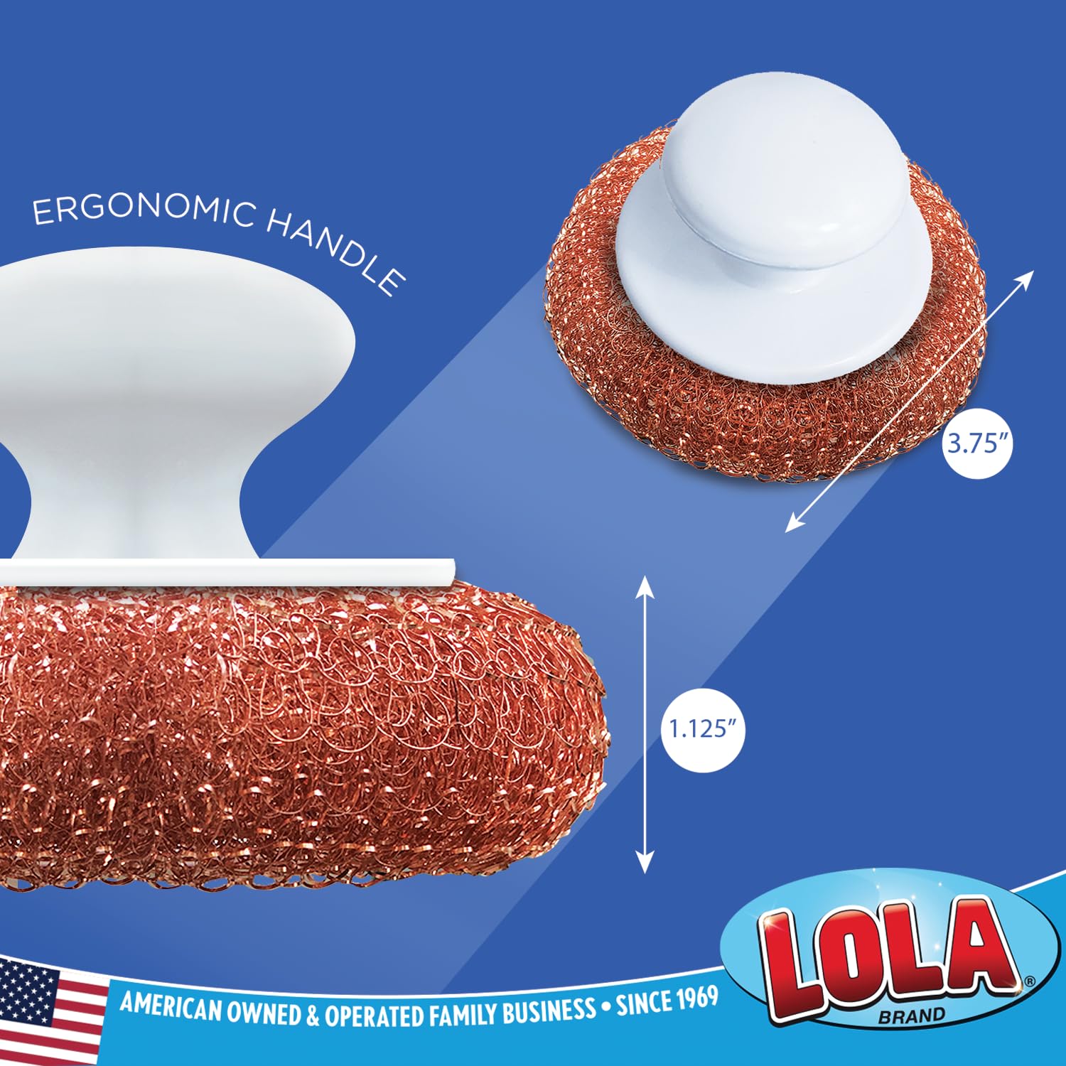 Copper Mesh Scouring Pad w