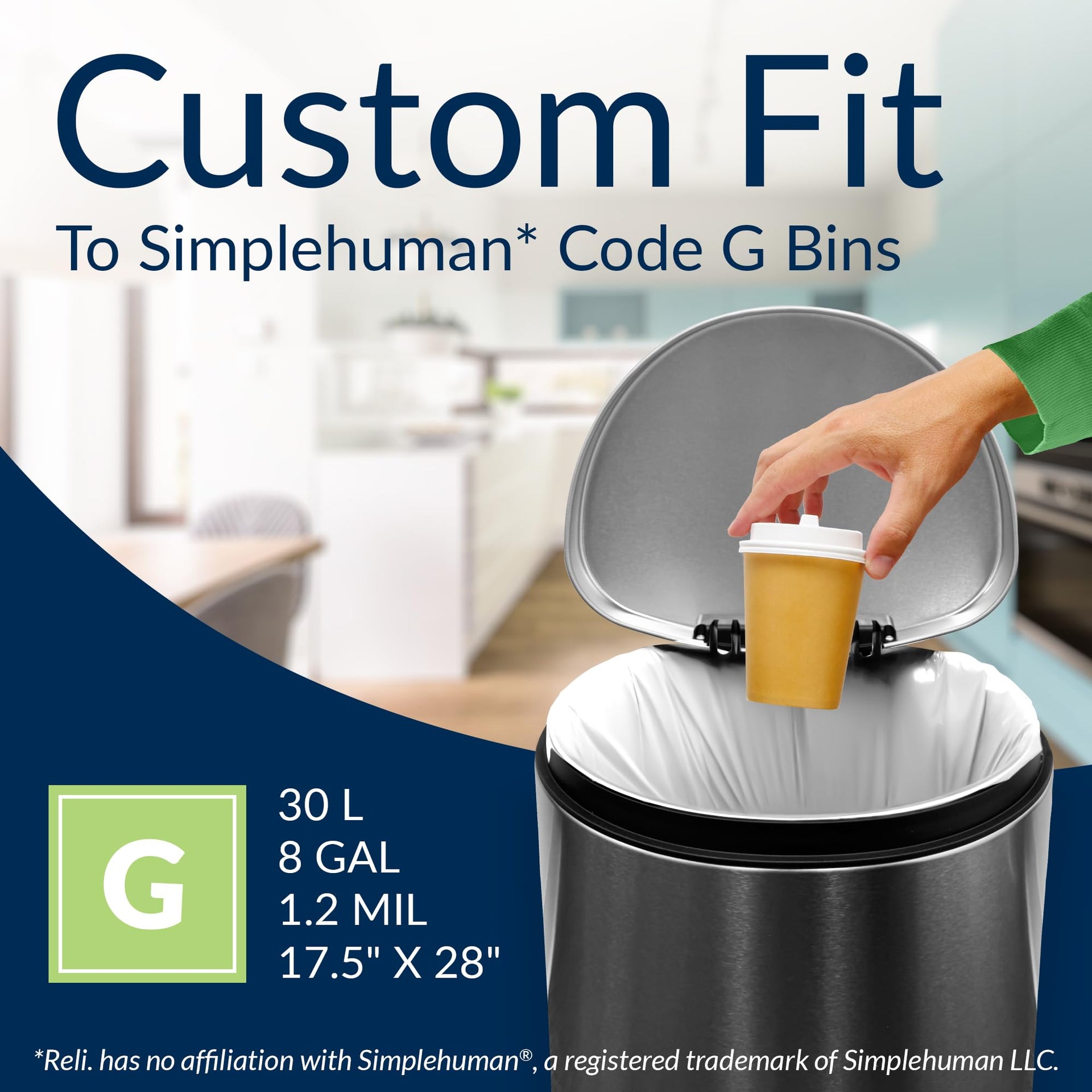 Code G Garbage Bags (120 Count)