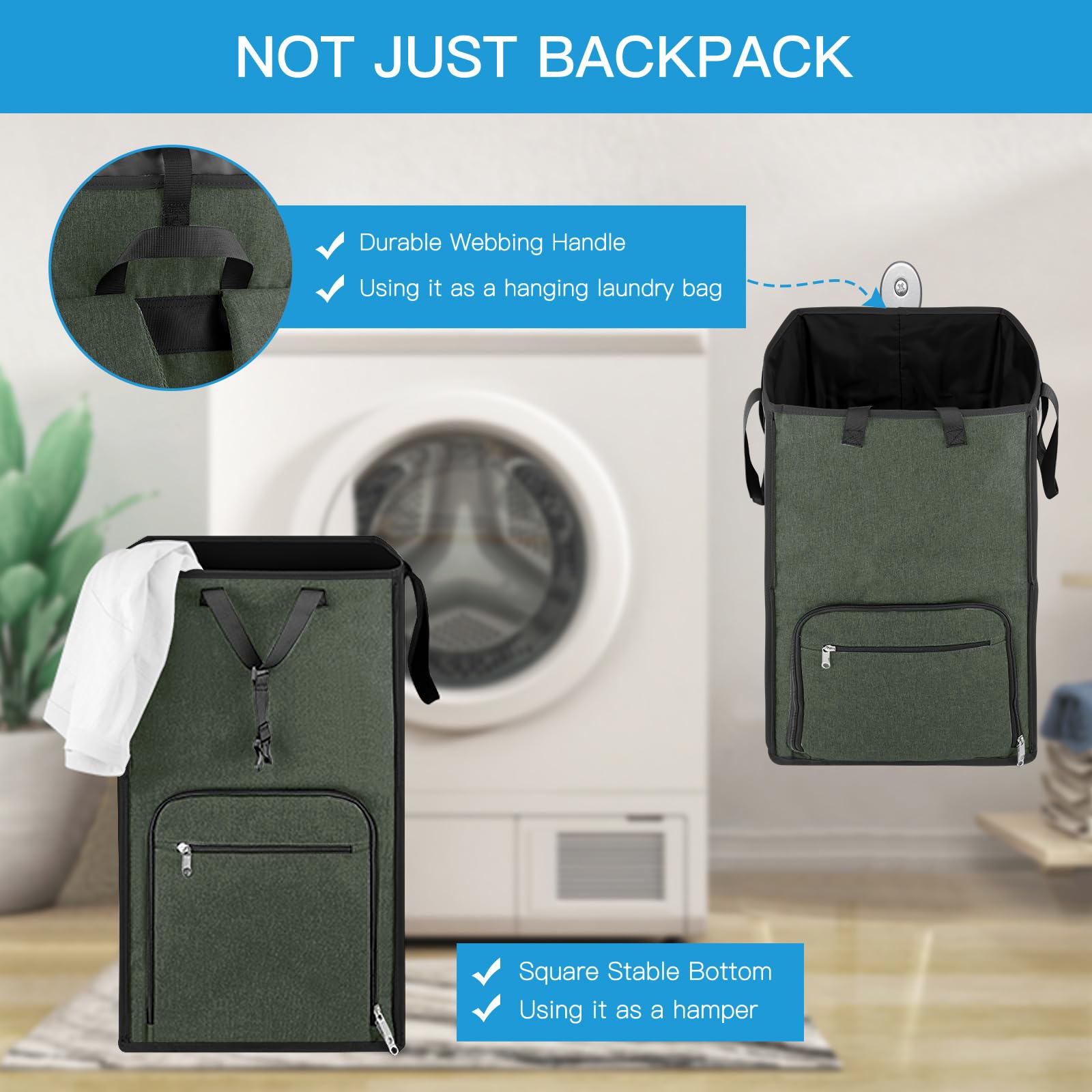 Laundry Backpack Bag