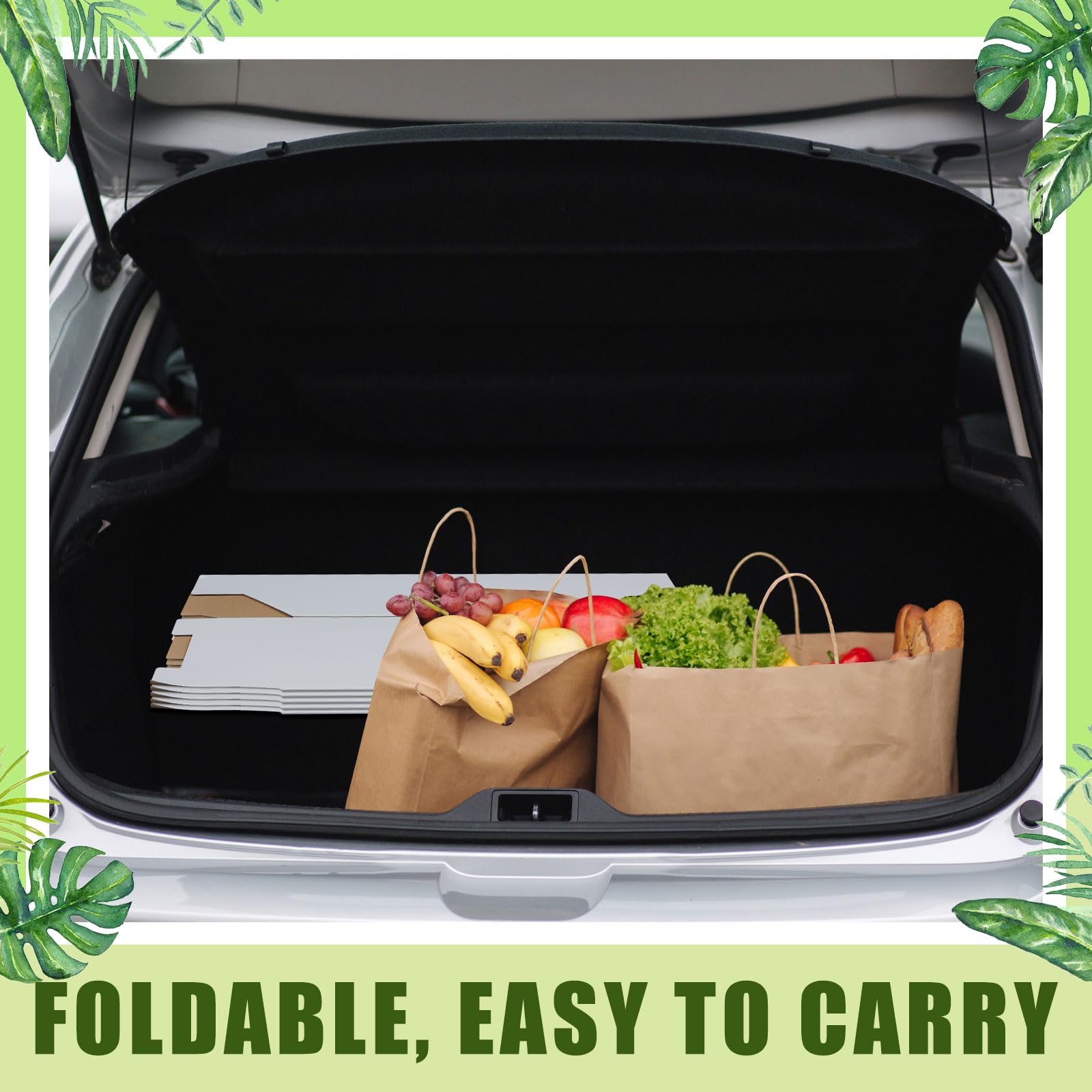 10 Pack 13 Gallon Cardboard Trash Cans Disposable and Reusable Corrugated Cardboard Cans Recycling Bins Bulk with 20 Garbage Bags for Parties Events (10 Count)