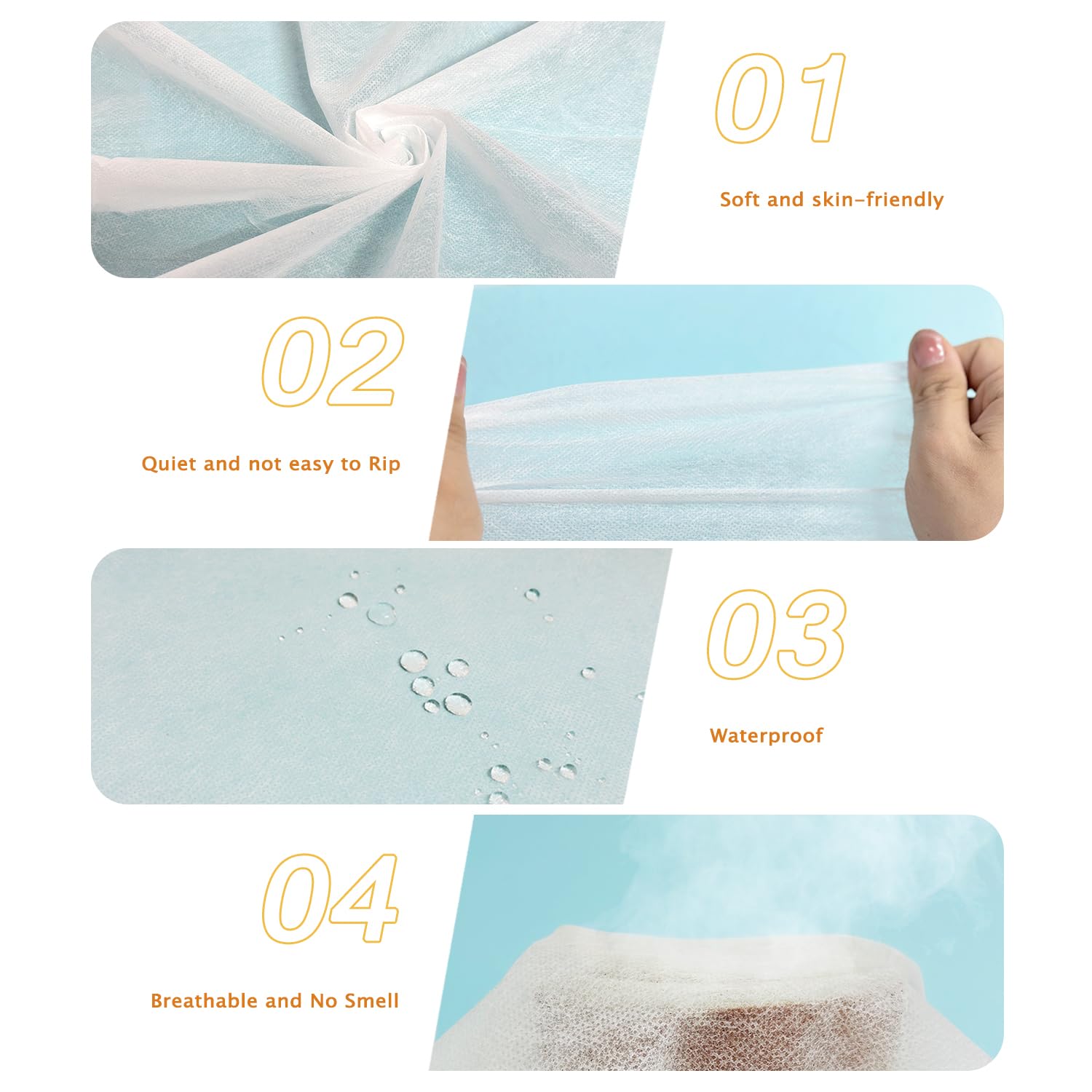 100Pcs Disposable Massage Table Sheets 31" x 71" Non