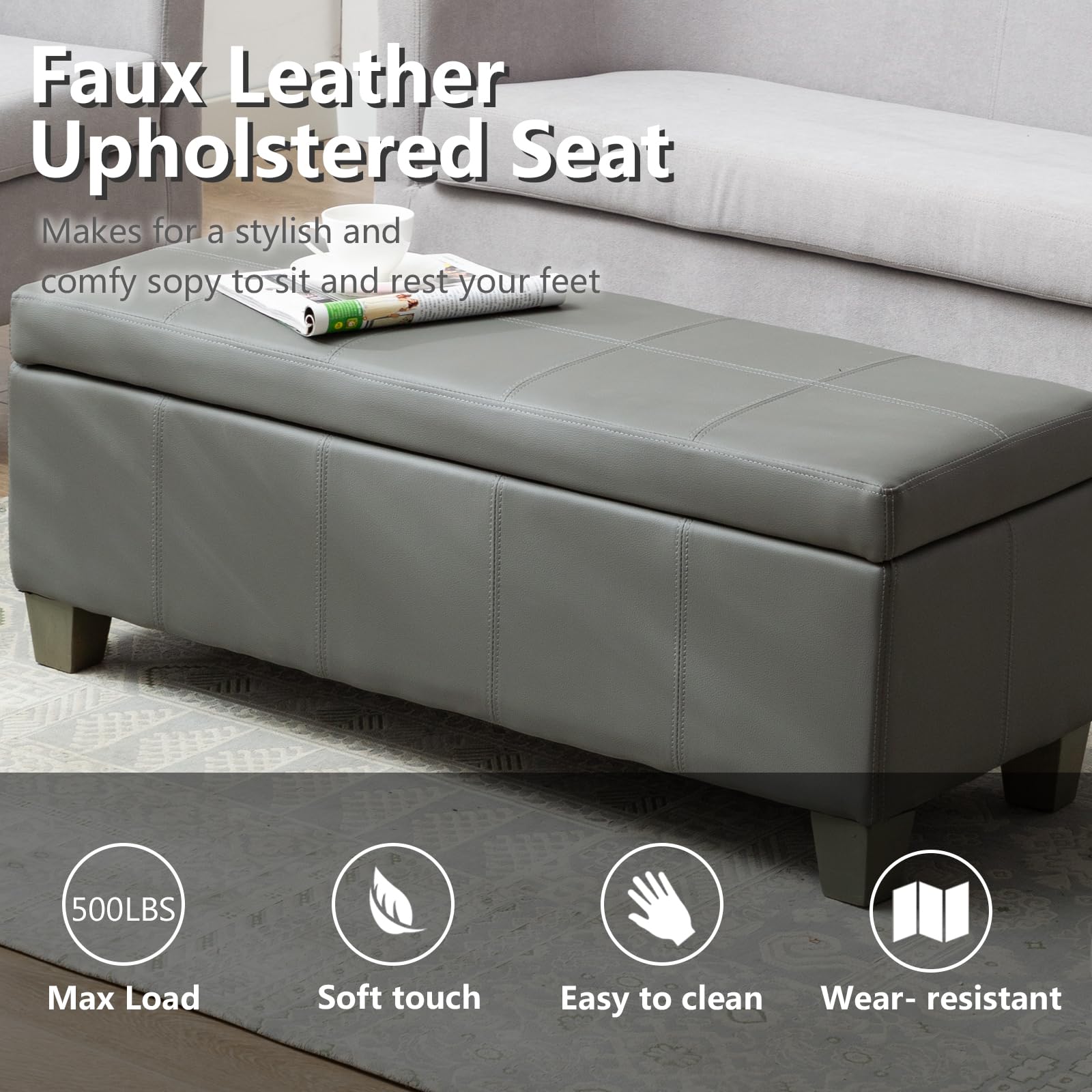 41" Storage Ottoman