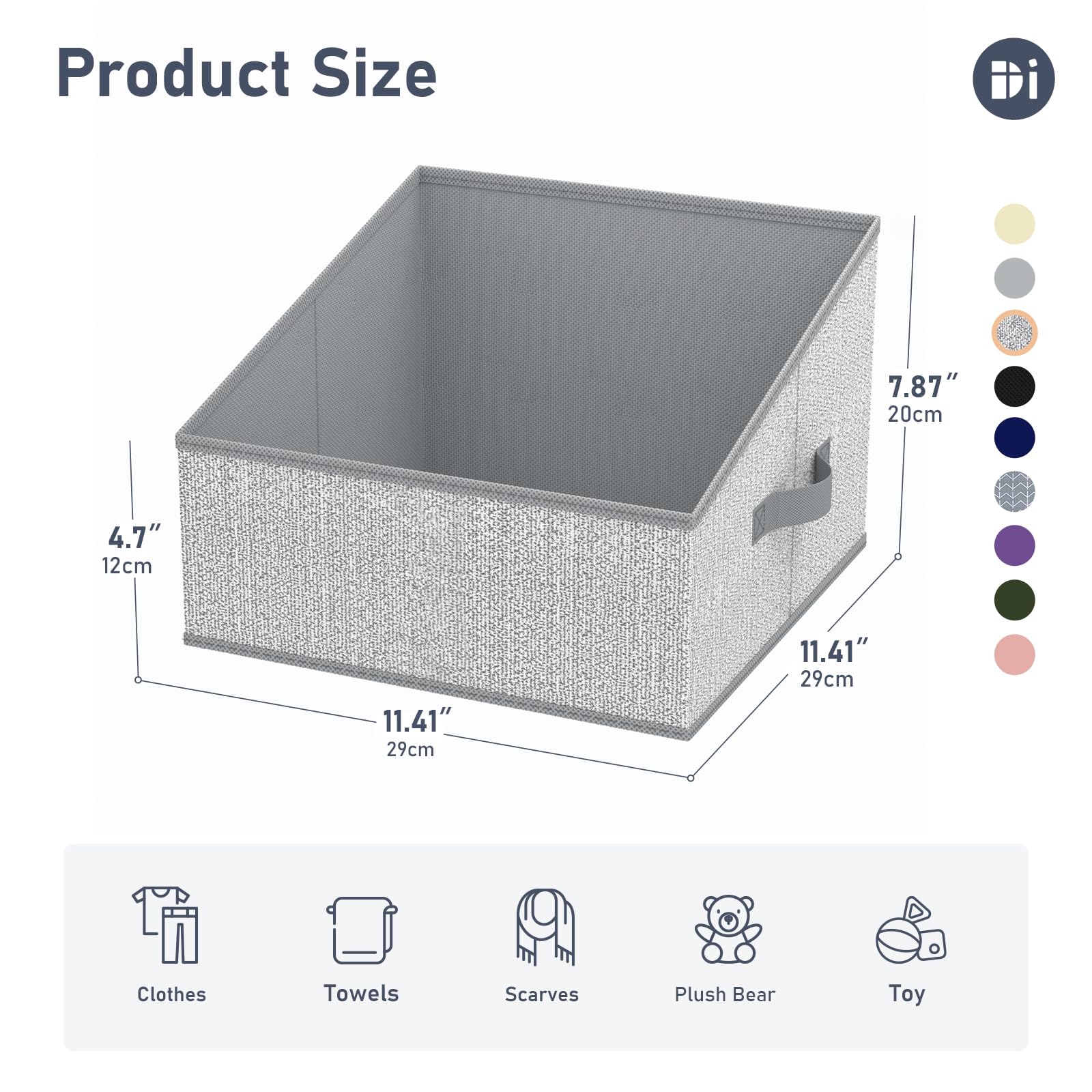 Trapezoid Storage Bins (8 Count)