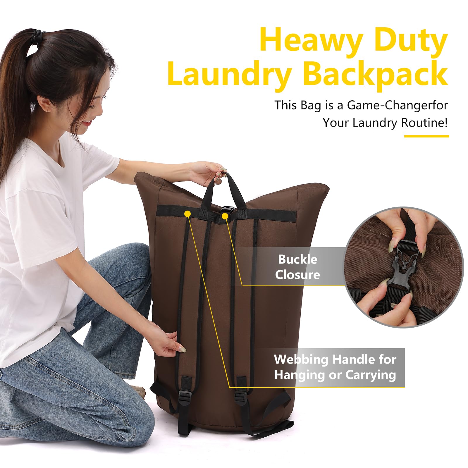 laundry bag backpack (60 Count)
