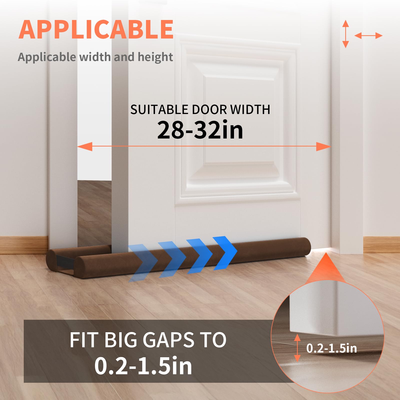 Under Door Draft Stopper