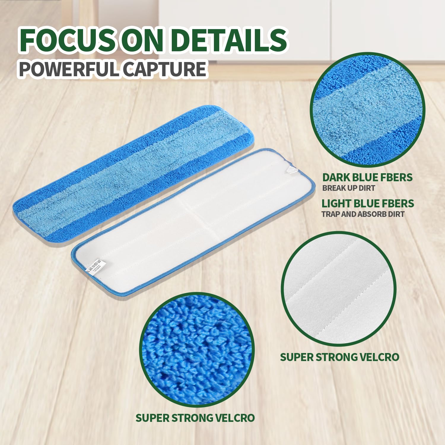 10 Pack Microfiber Cleaning Pads (10 Count)