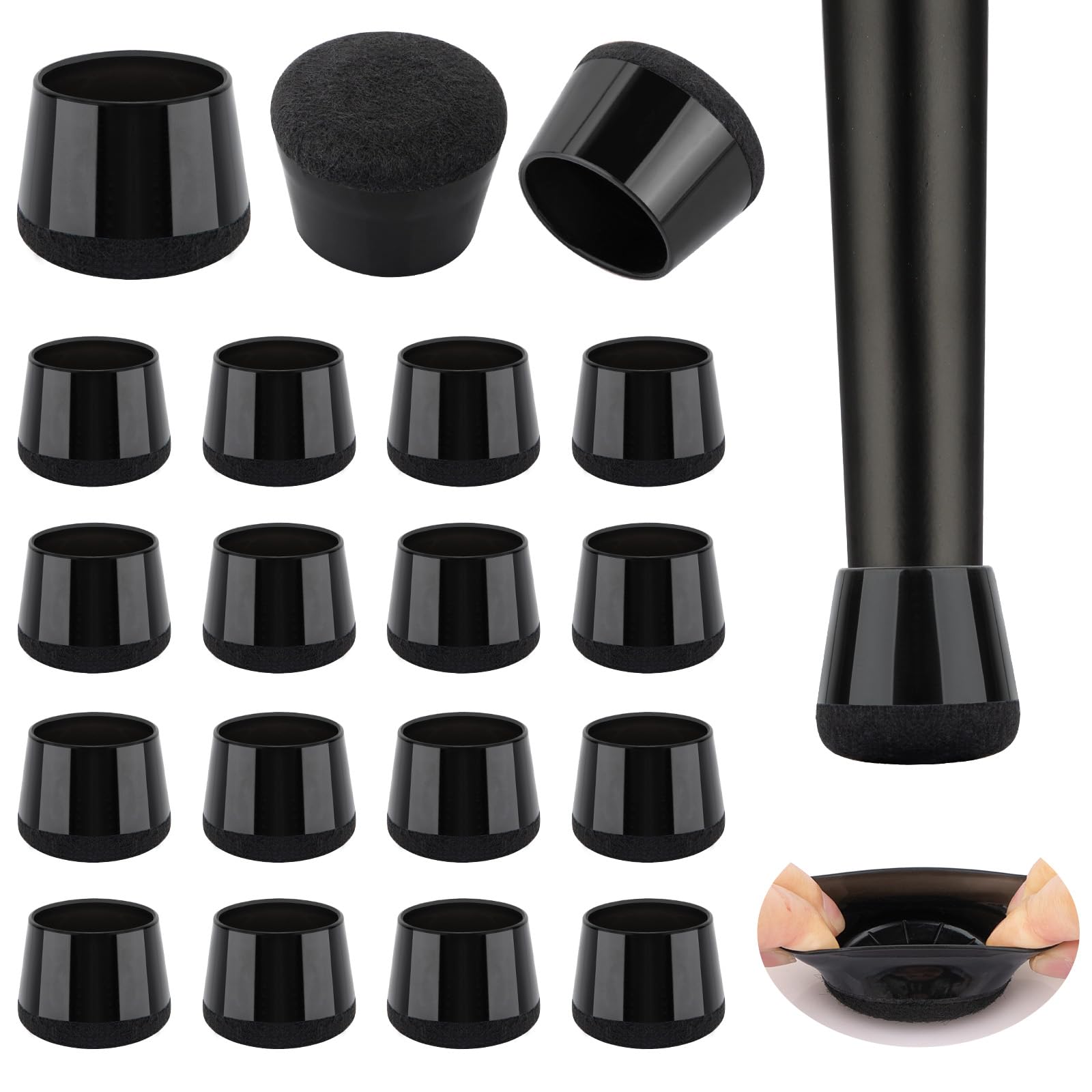 32 Pcs New Chair Leg Floor Protectors (32 Count)
