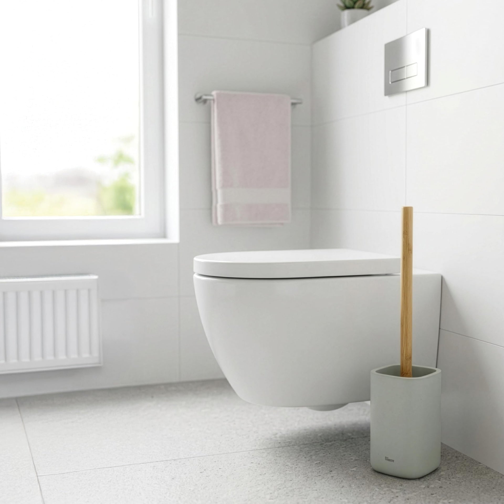 Zense Toilet Brush and Holder Set