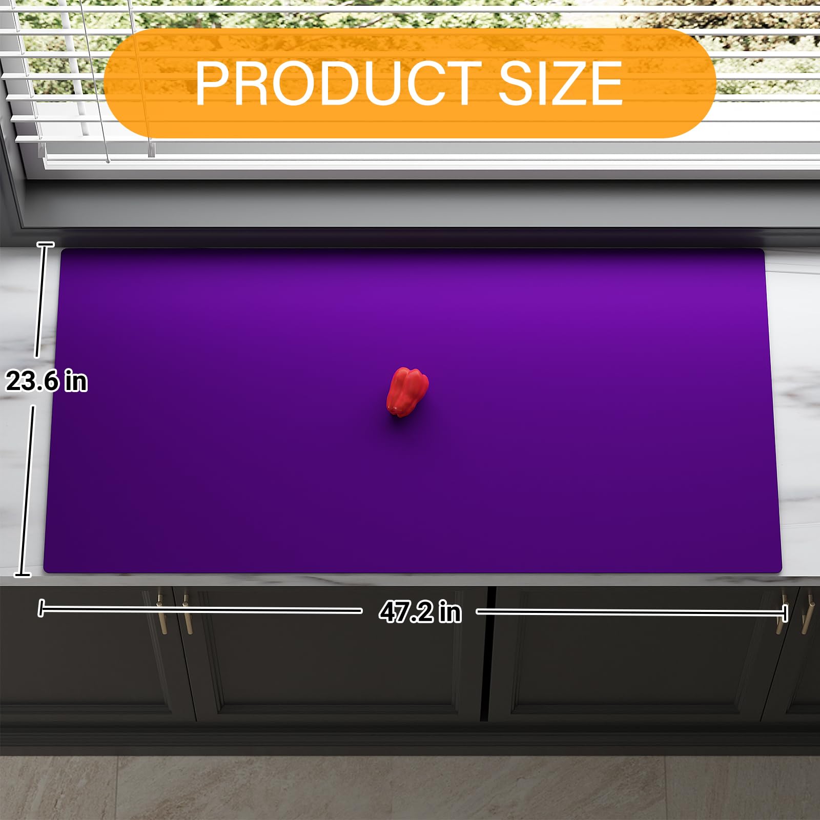 Silicone Protector Mat 47x24 Inch