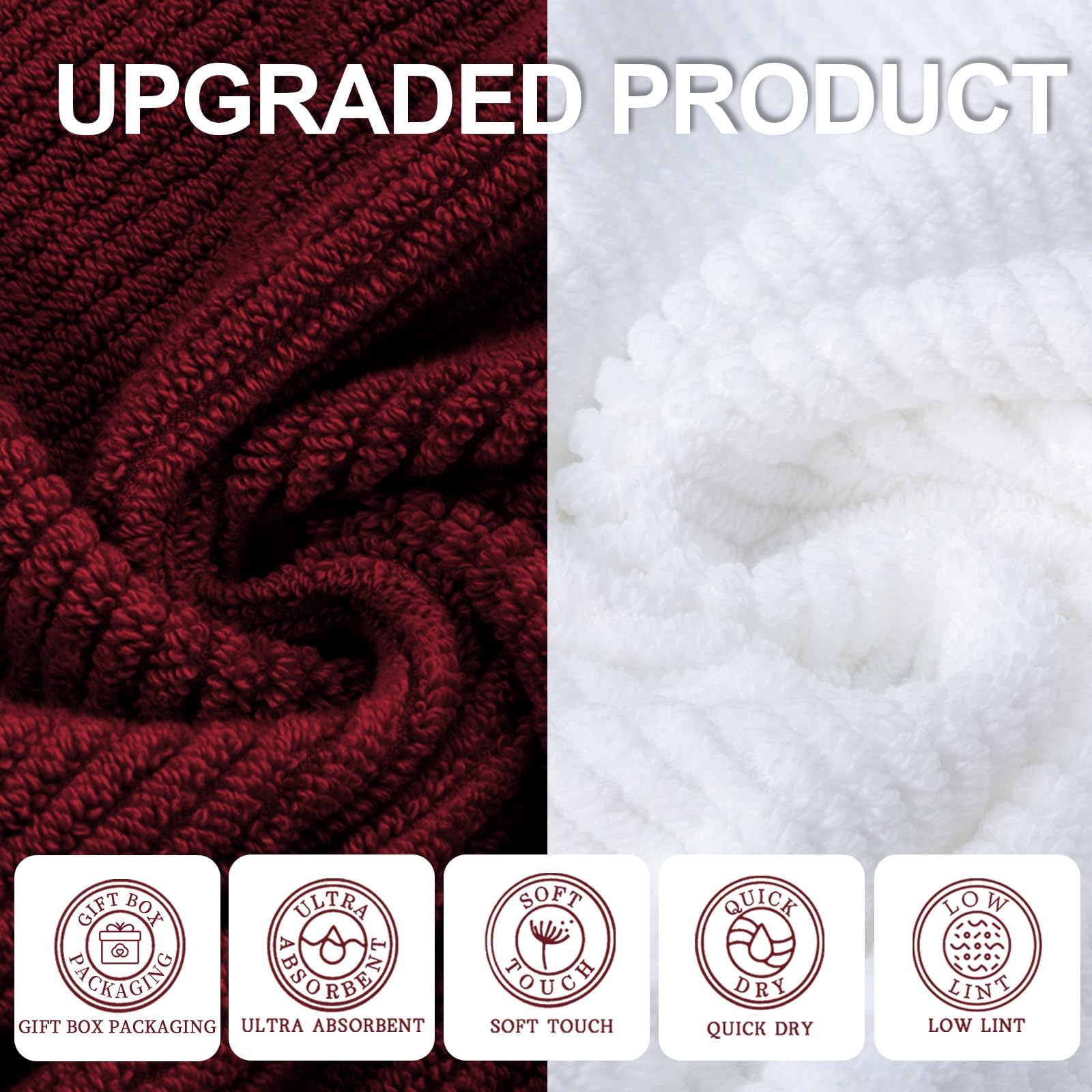 6PC Towel Set (6 Count)